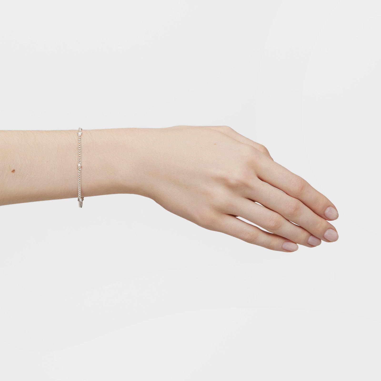 Pulsera cadena de plata motivos Bold Motif-5