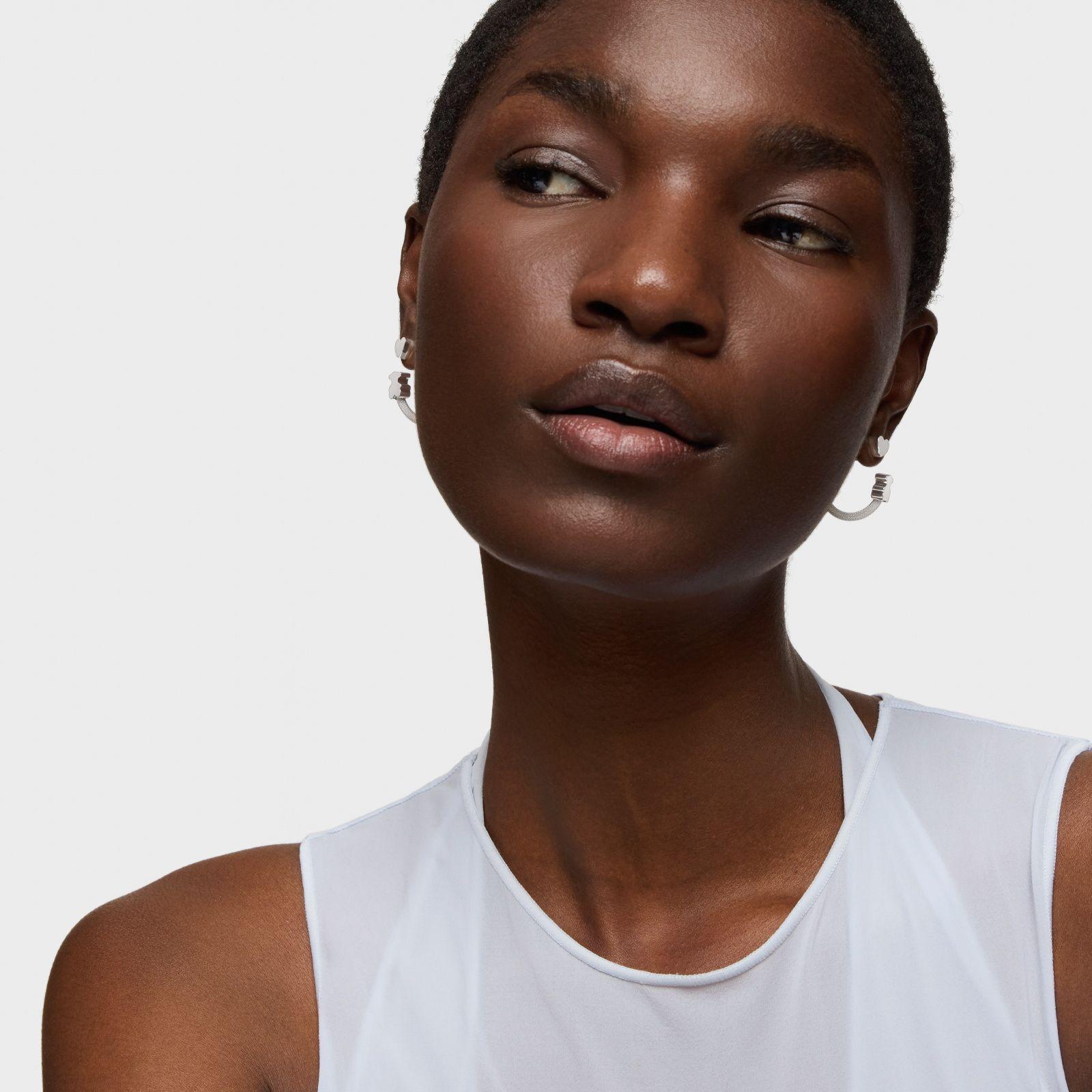 Aros aro de plata y motivos Icon Mesh-3