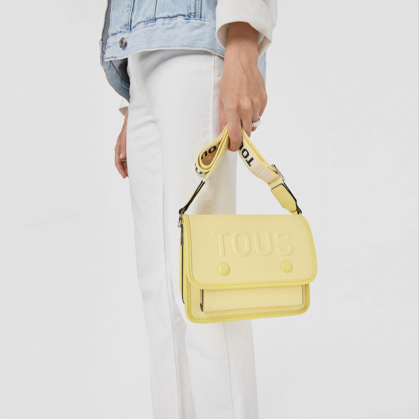 Bandolera pequeña Audree amarilla TOUS La Rue-7