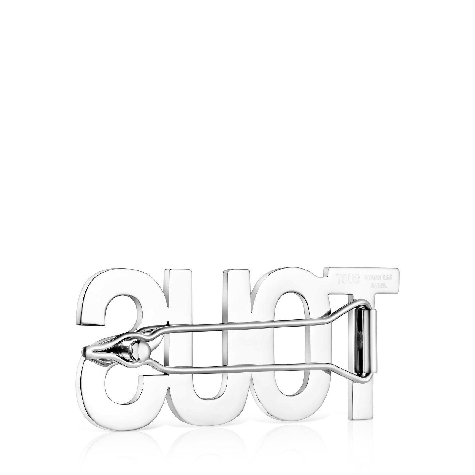 Clip grande de acero Logo-2