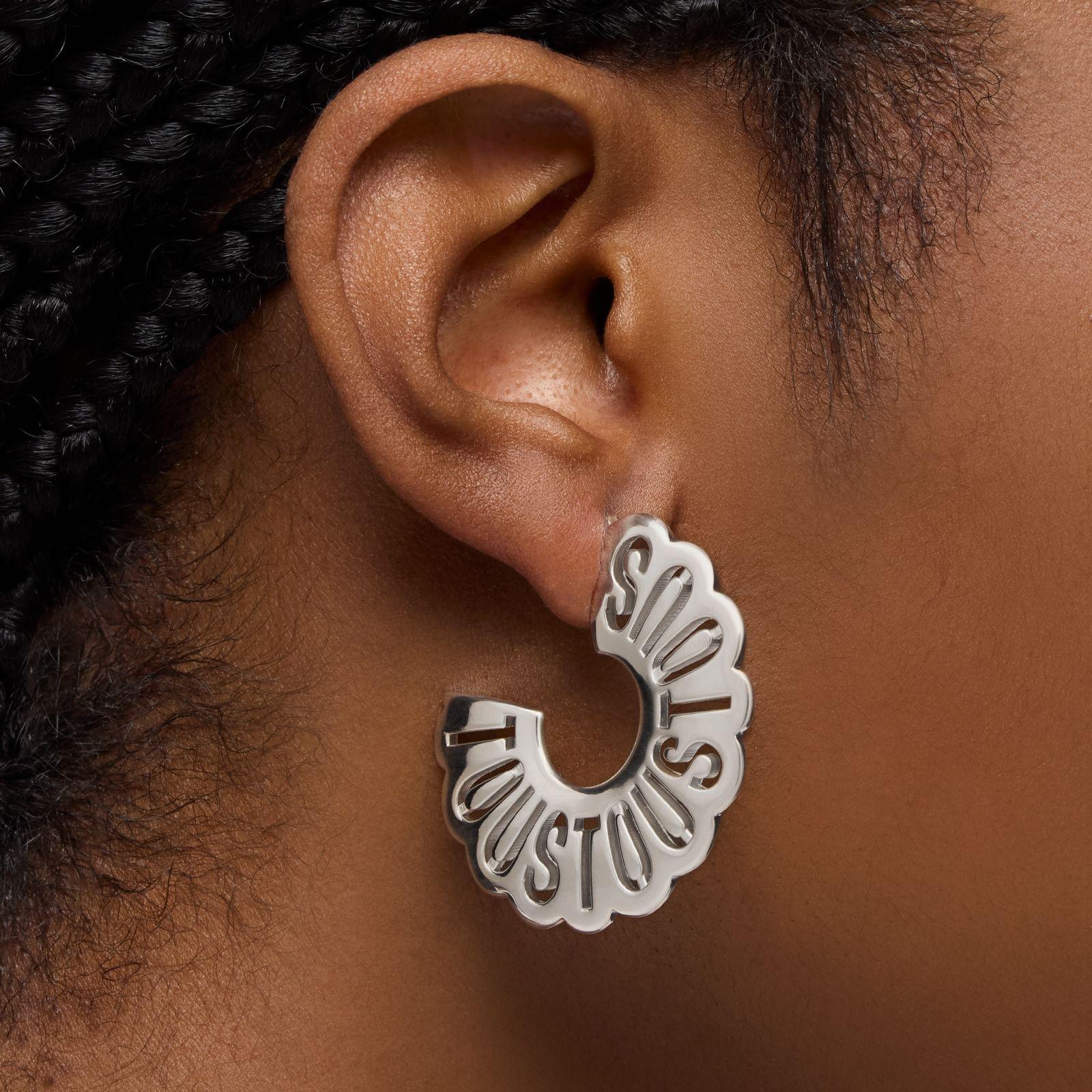 Pendientes aro de plata Miranda-5