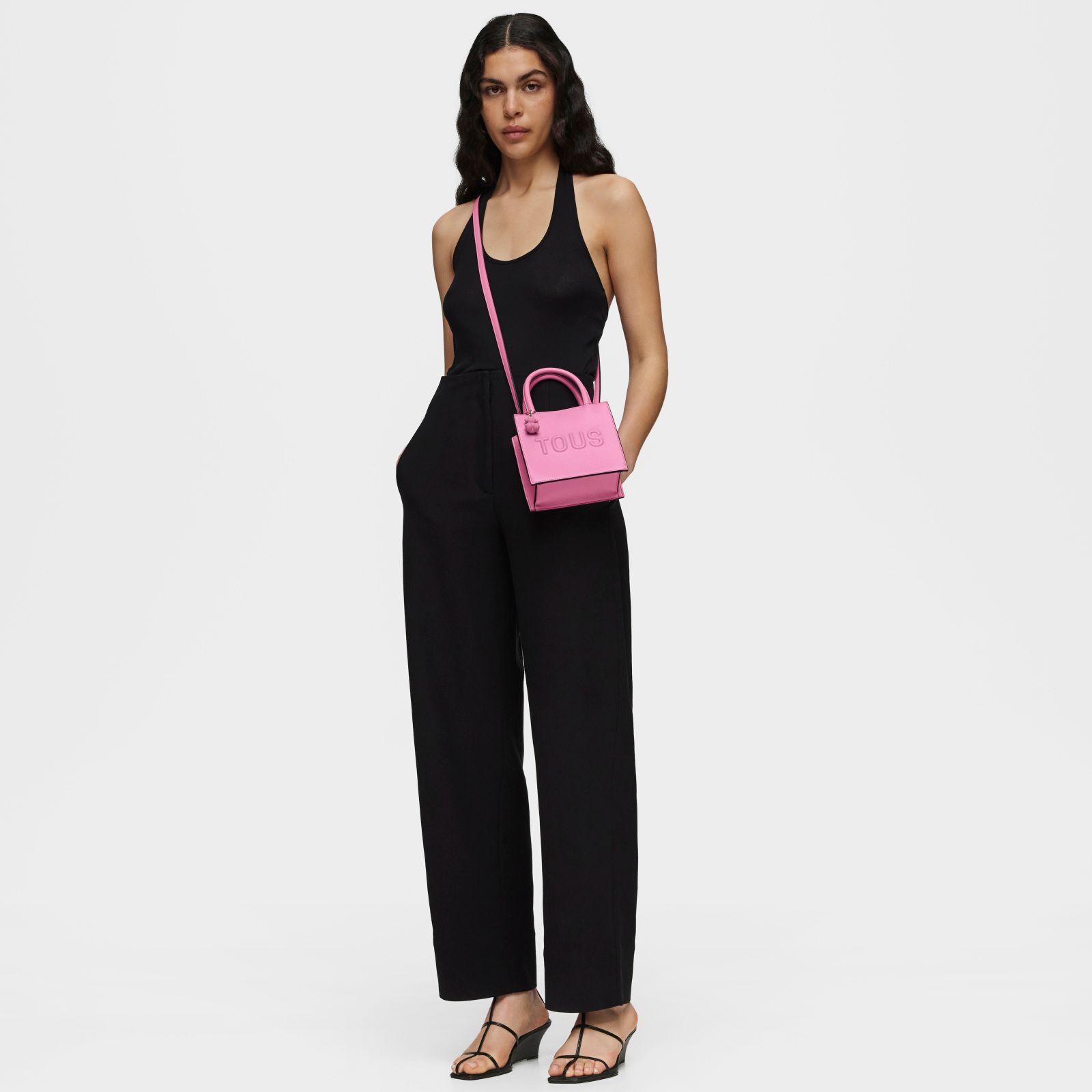 Bolso mini cube rosa oscuro TOUS Brenda-5