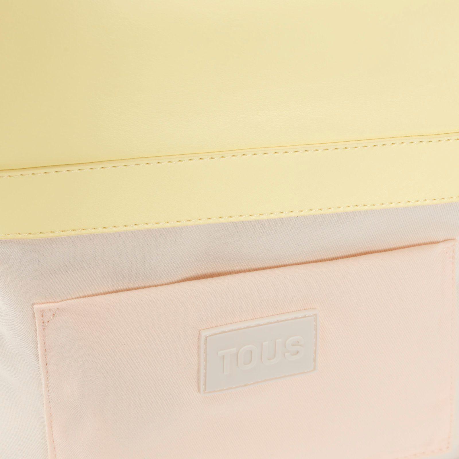 Saca pequeña beige y amarilla Maya-3