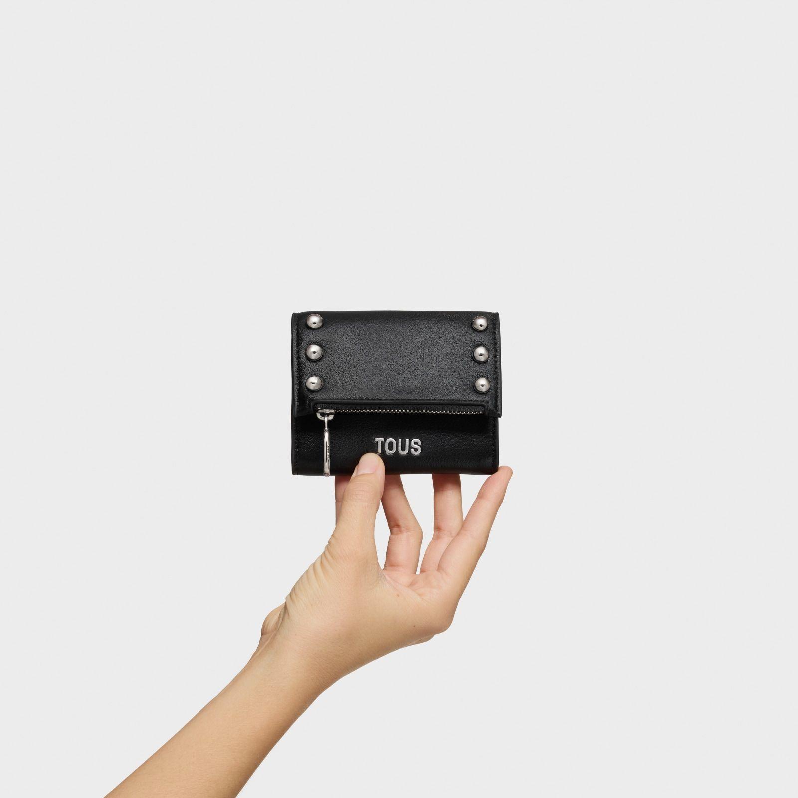 Billetera negra TOUS Jewelry Studs-3