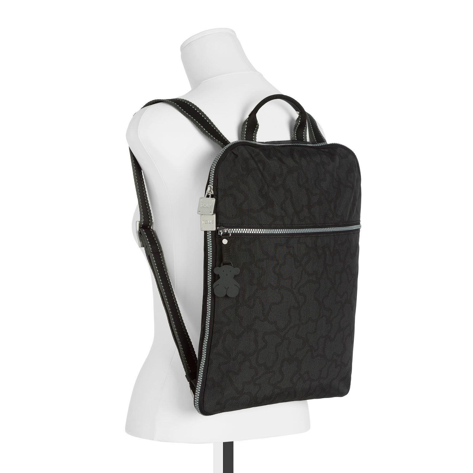 Mochila Tous Kaos New Colores Nylon en color antracita-negro-3
