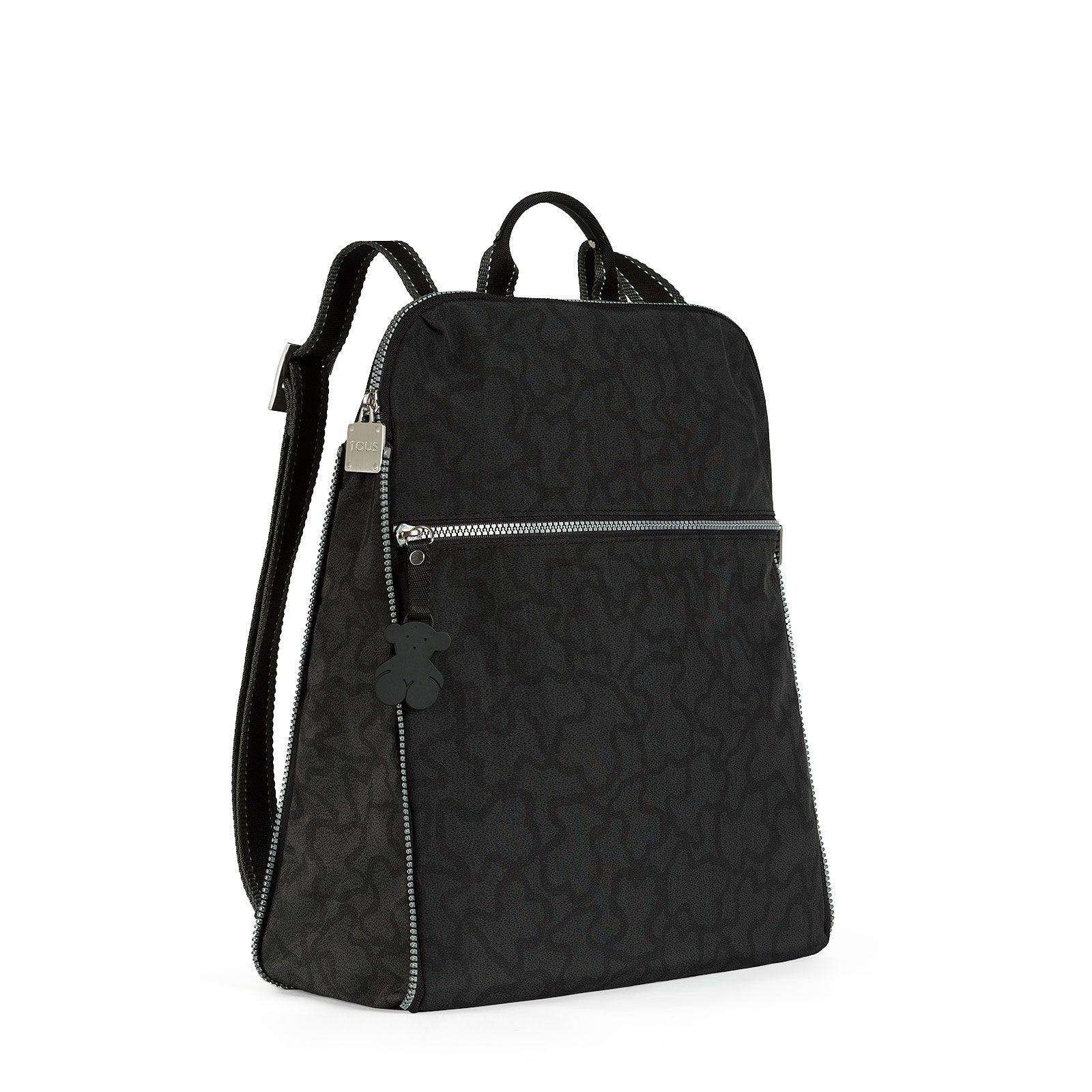 Mochila Tous Kaos New Colores Nylon en color antracita-negro-1