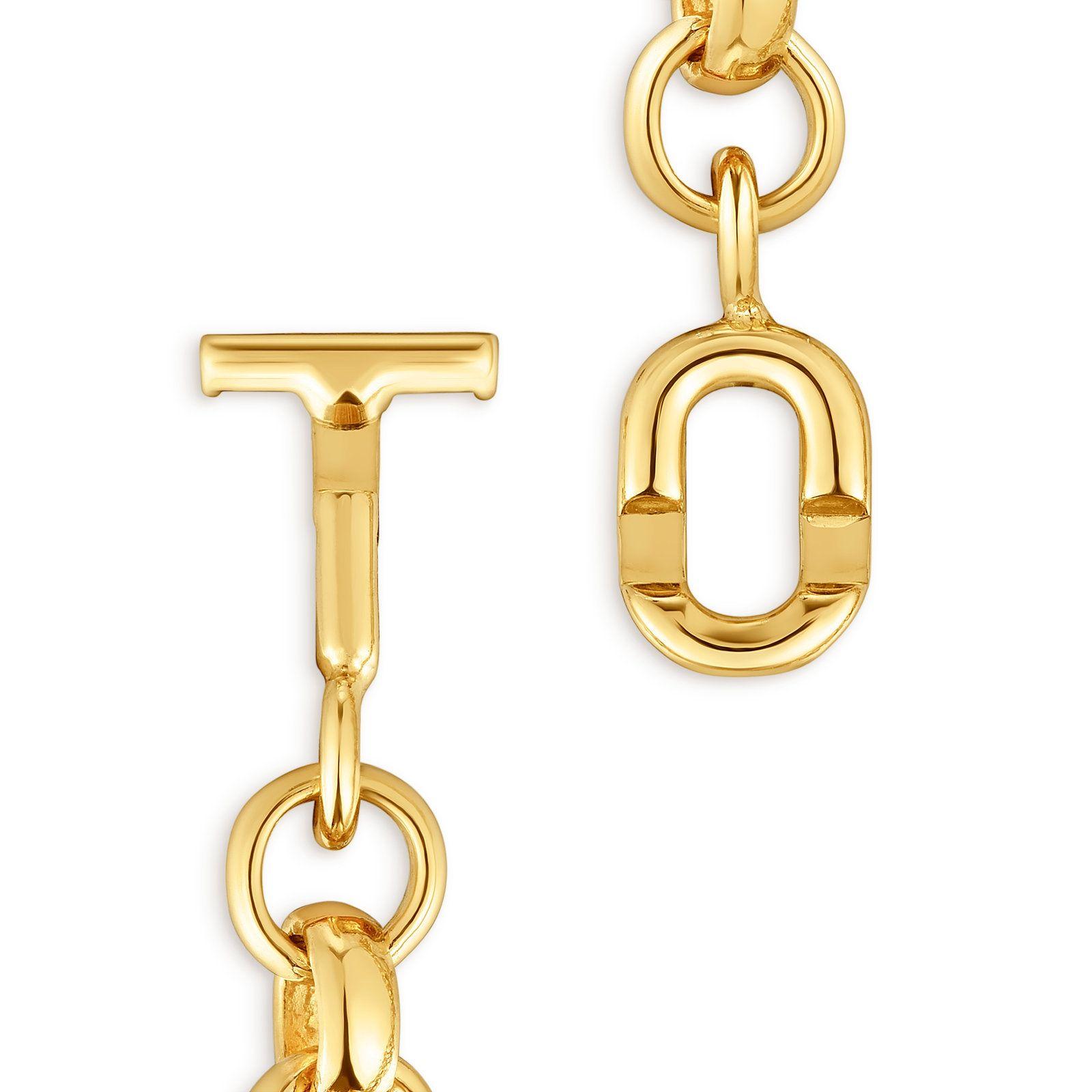 Pulsera cadena con baño de oro 17,5 cm TOUS MANIFESTO-2