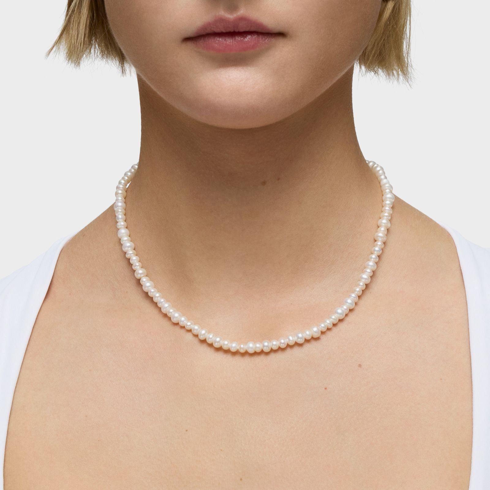 Collar de plata y perlas cultivadas Sweet Dolls-5