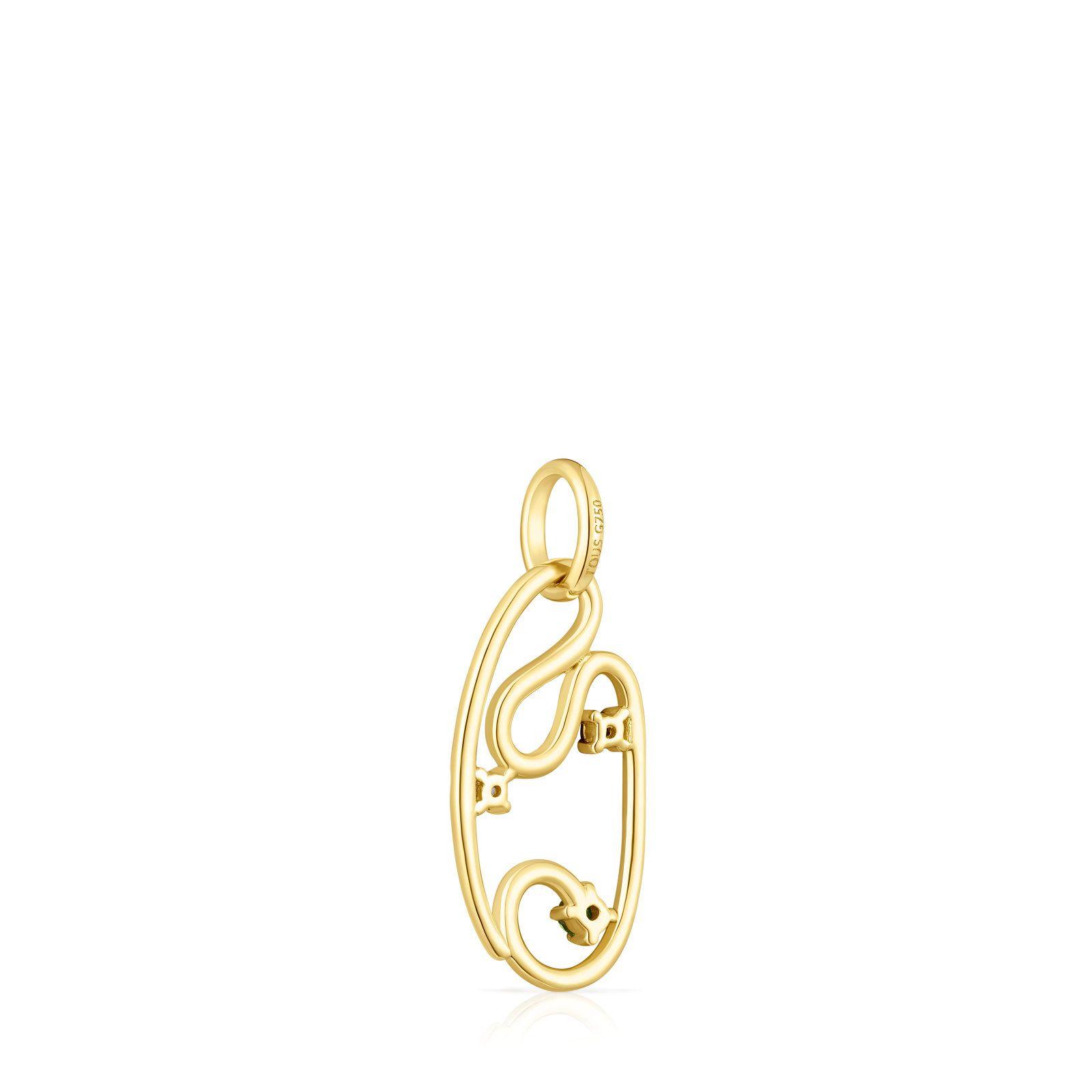 Colgante de oro y gemas Tsuri Tous-2