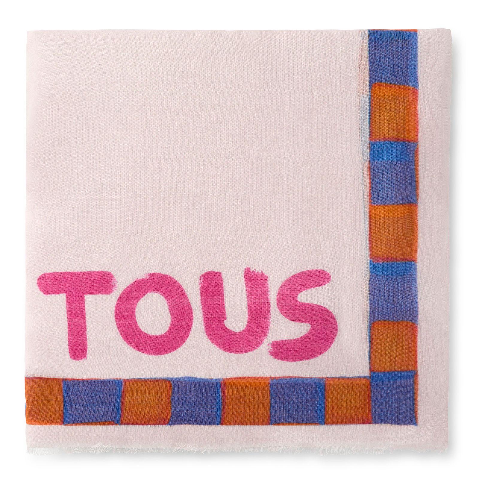 Foulard rosa palo TOUS Doris-0