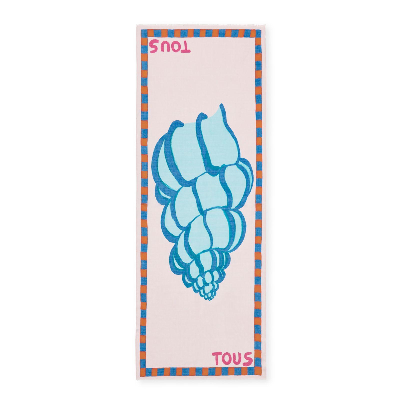 Foulard rosa palo TOUS Doris-1