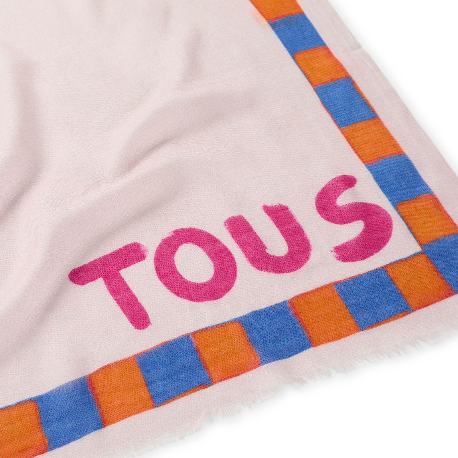 Foulard rosa palo TOUS Doris-2