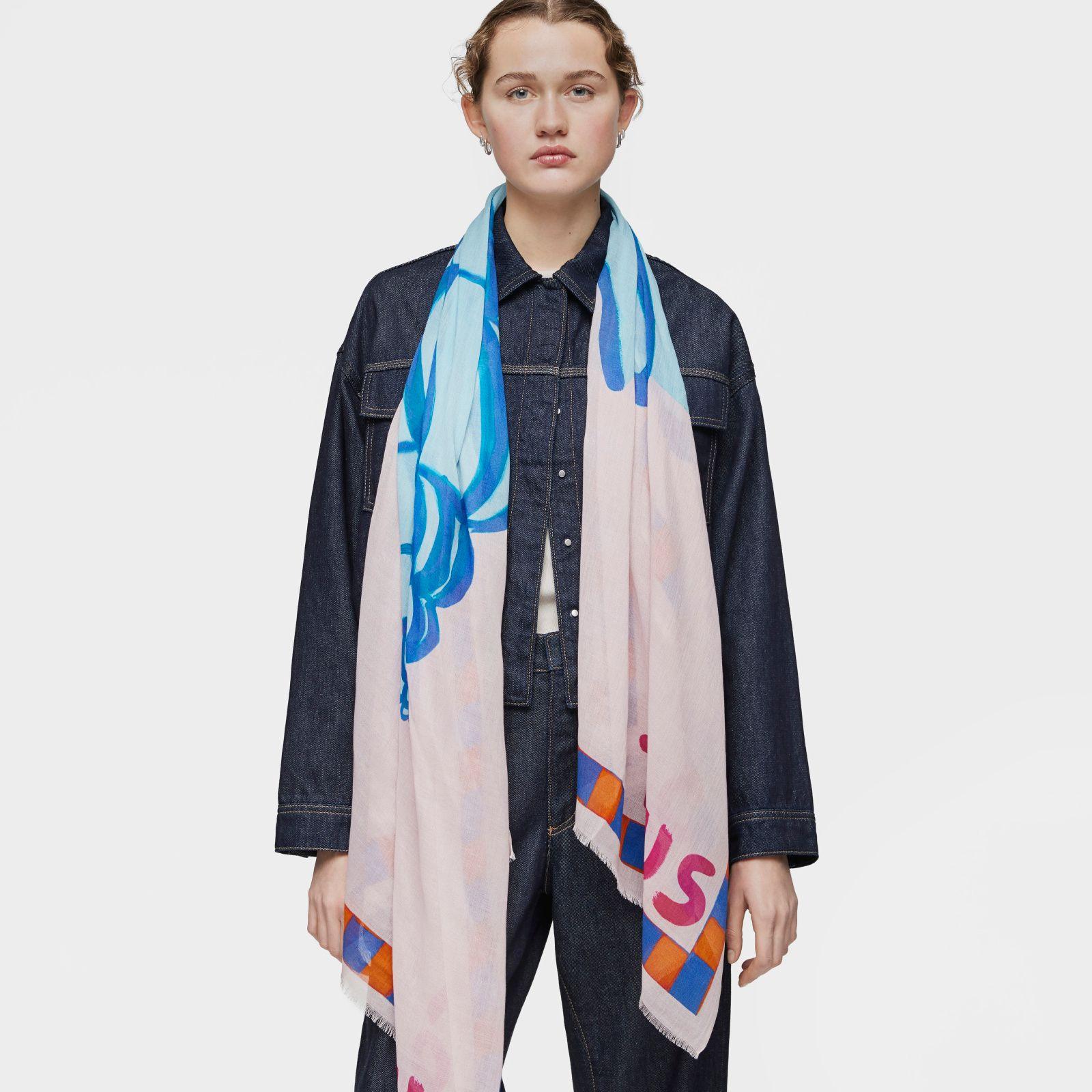 Foulard rosa palo TOUS Doris-3