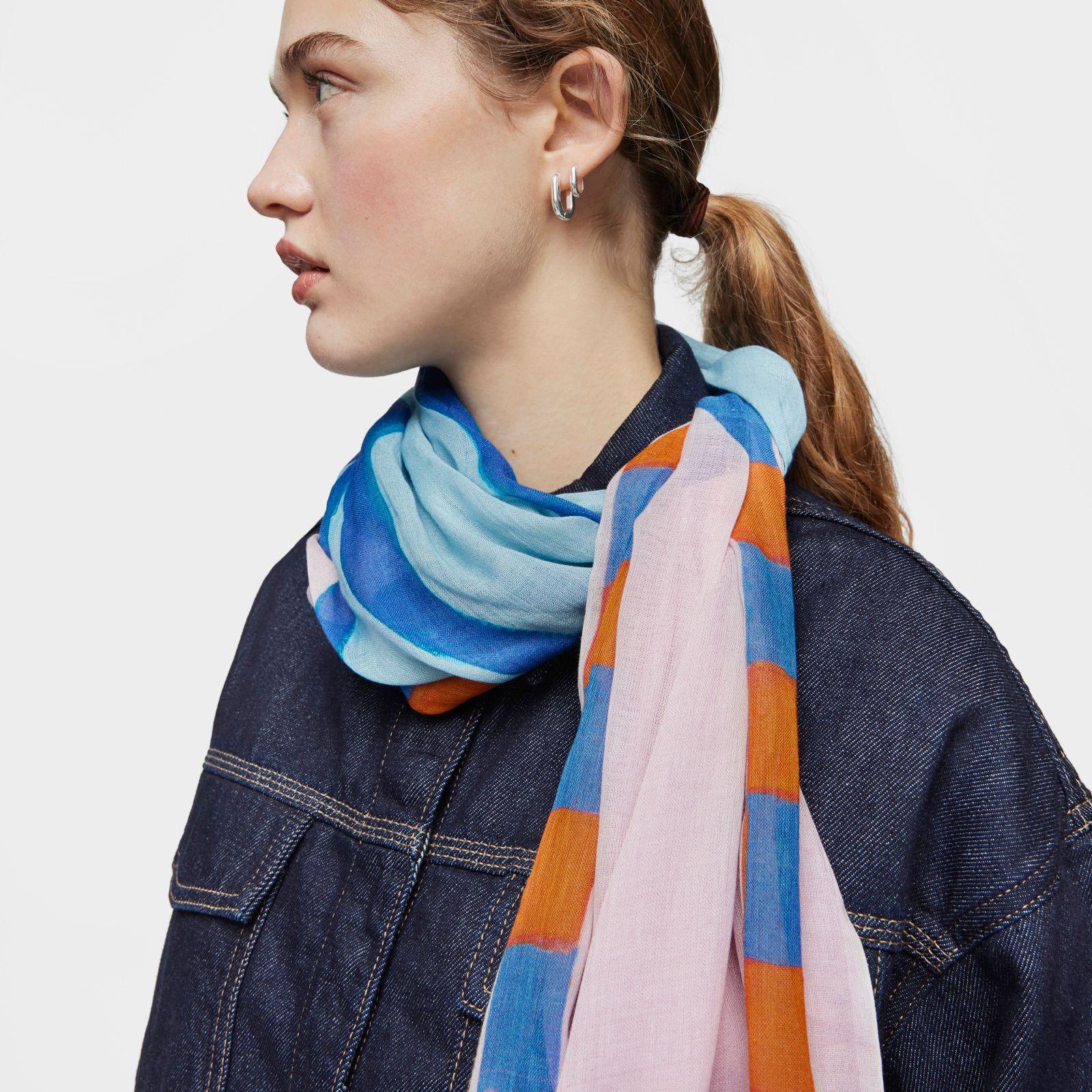 Foulard rosa palo TOUS Doris-4