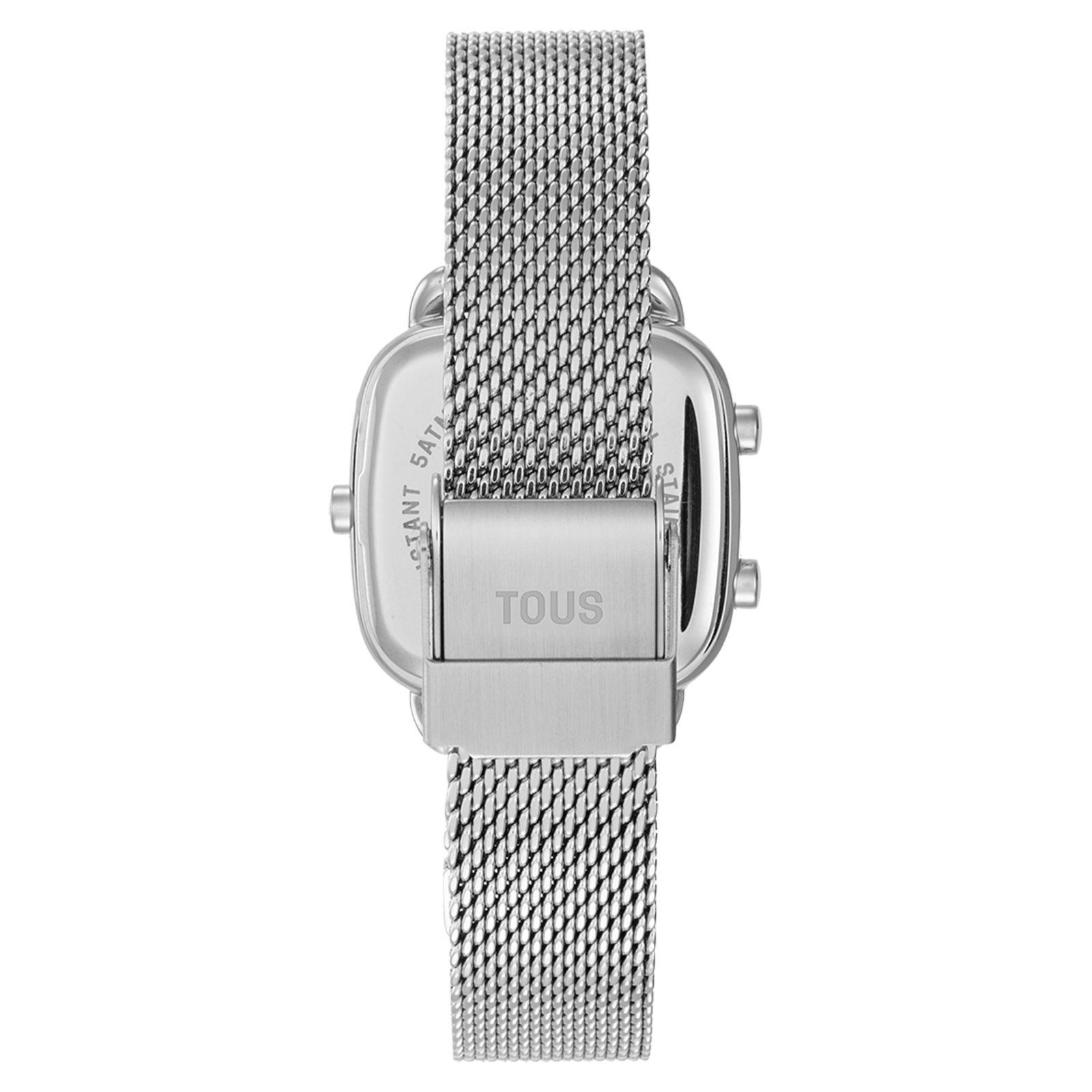 Reloj digital con brazalete de acero D-Logo Mini-2