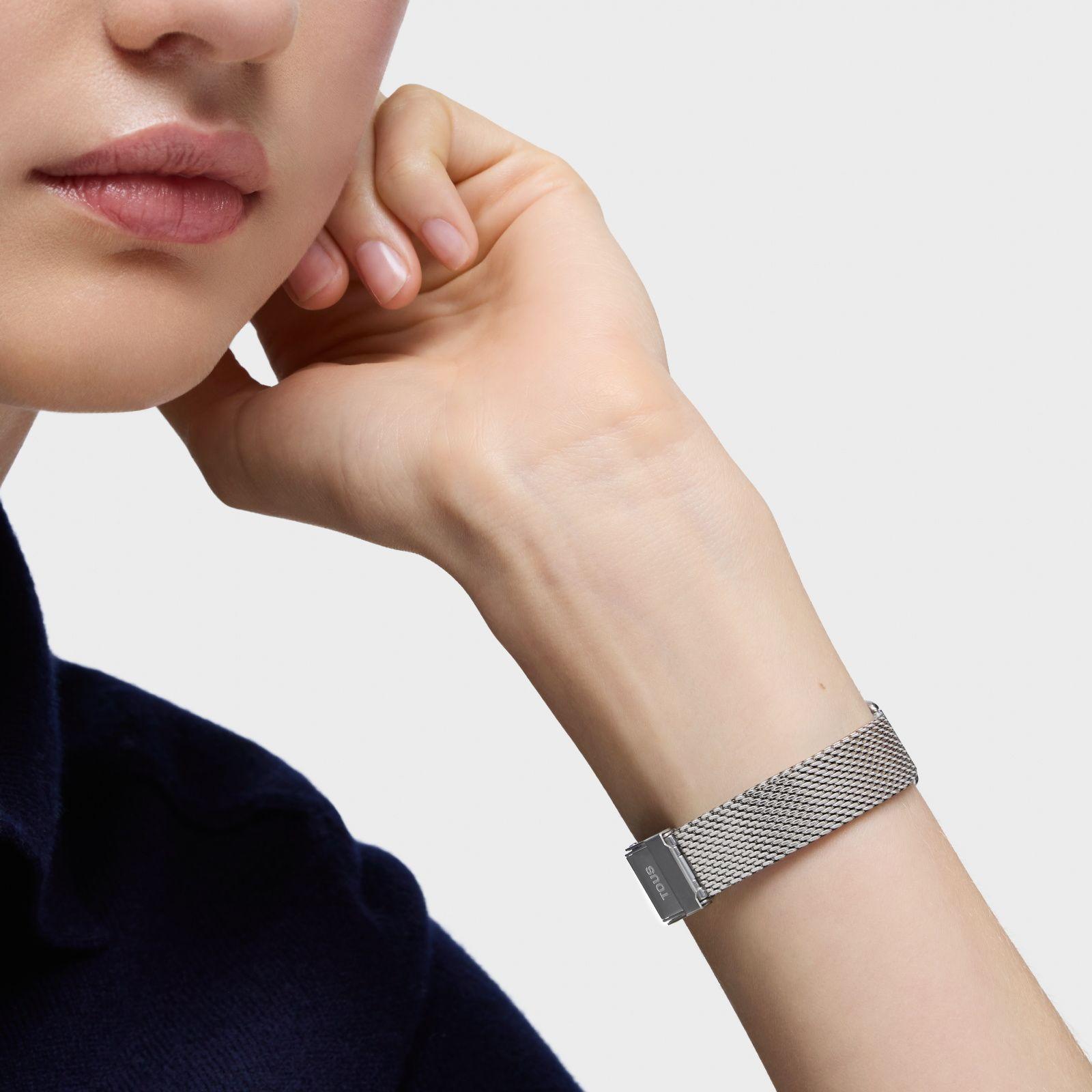 Reloj digital con brazalete de acero D-Logo Mini-5