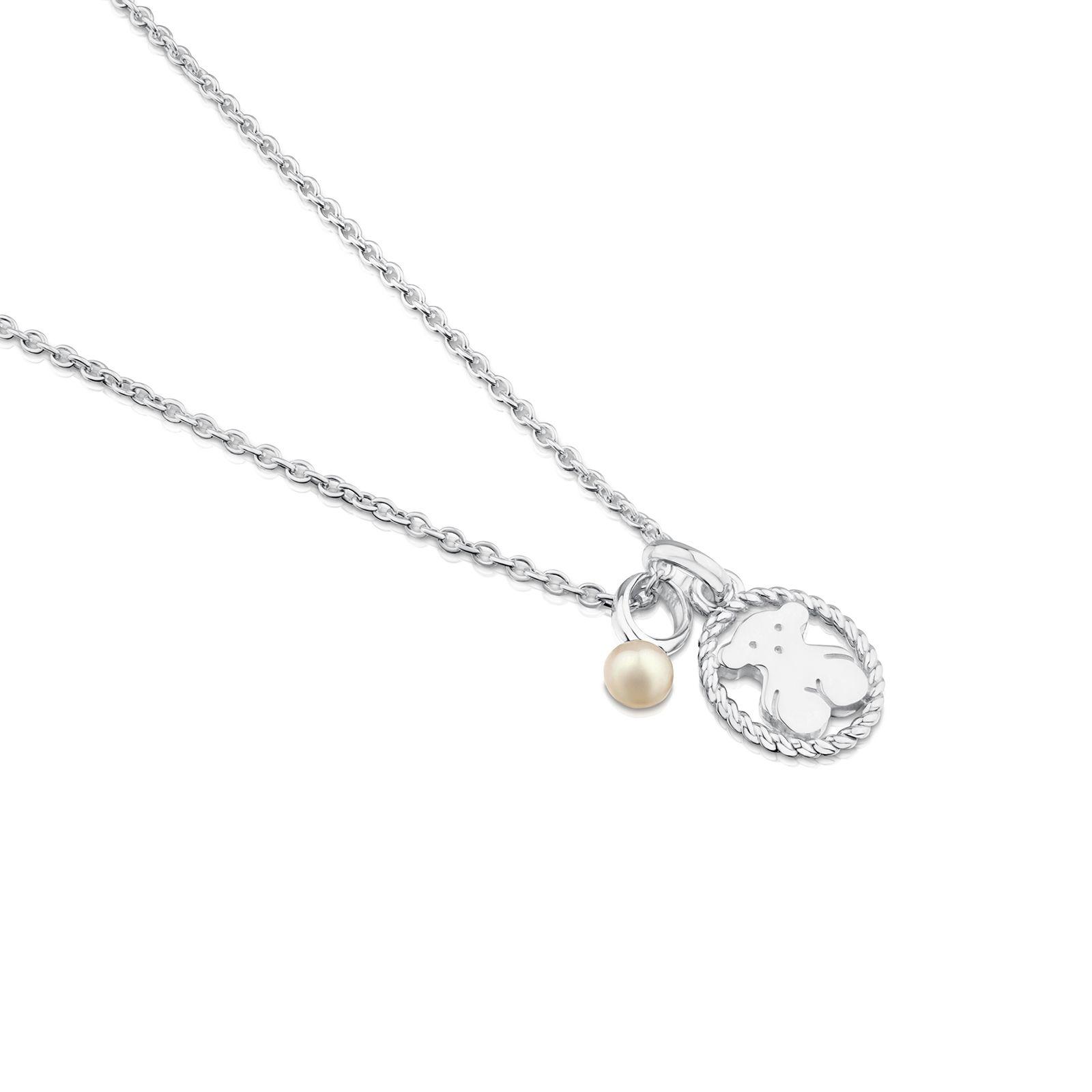 Collar Tous Camee de Plata con Perla-2