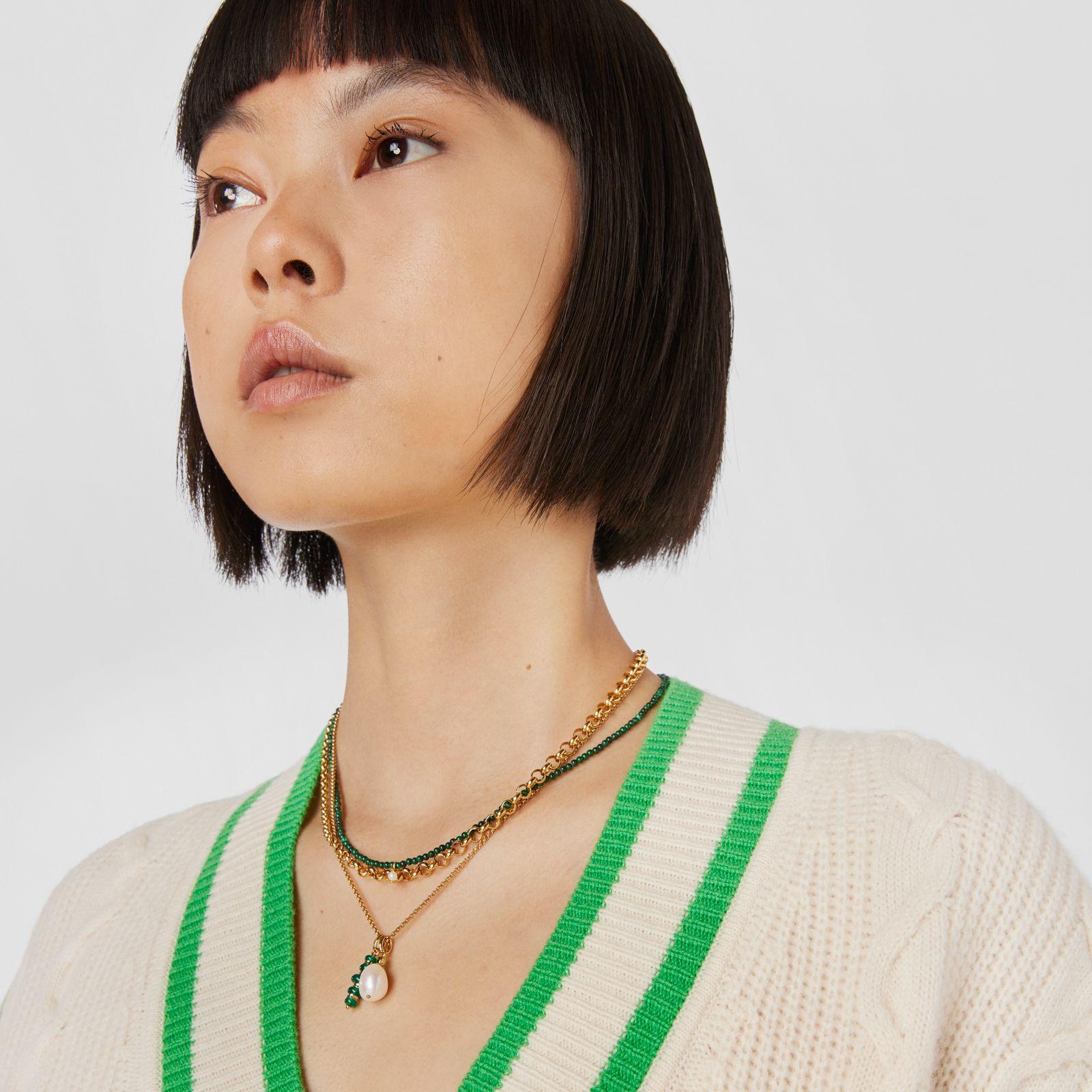 Colgante de vermeil y perla cultivada Virtual Garden Tous-3