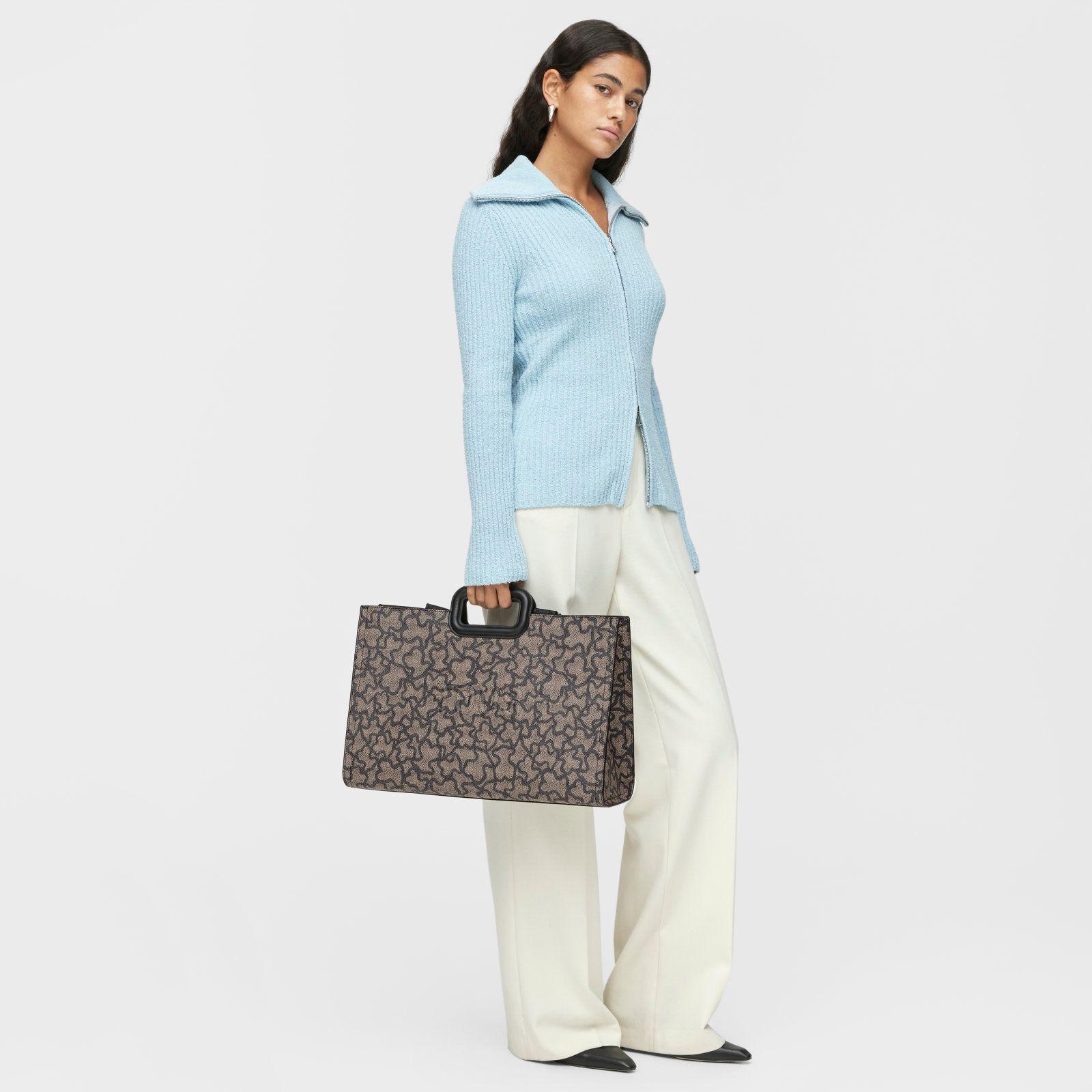 Shopper grande Amaya negro Kaos Icon-3