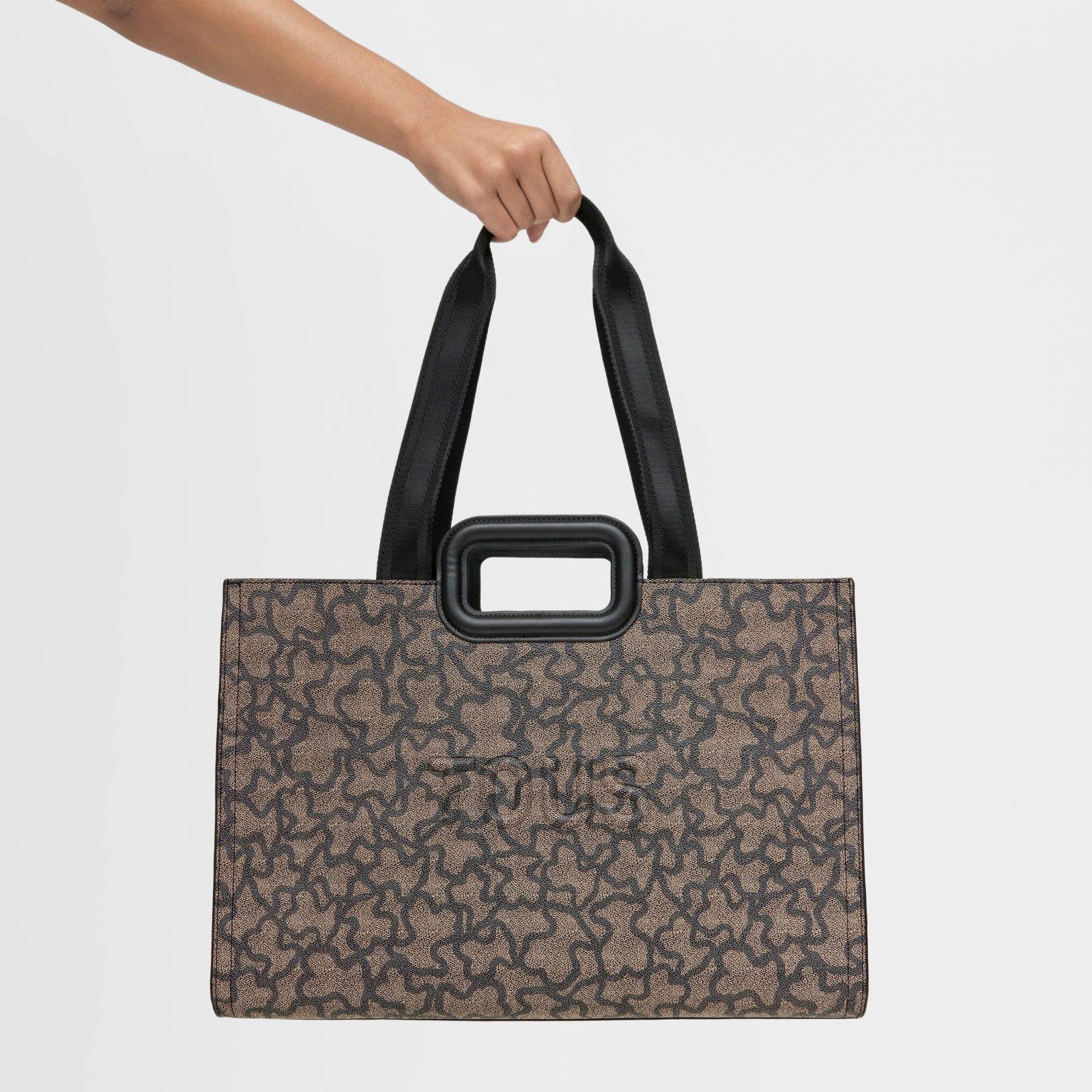 Shopper grande Amaya negro Kaos Icon-5