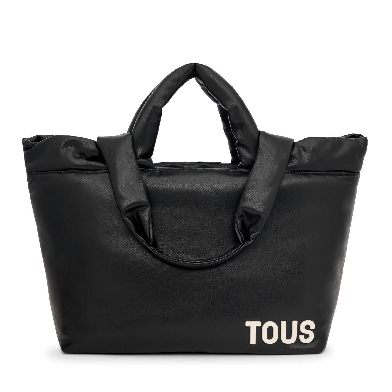Bolso Capazo grande negro TOUS Carol-0