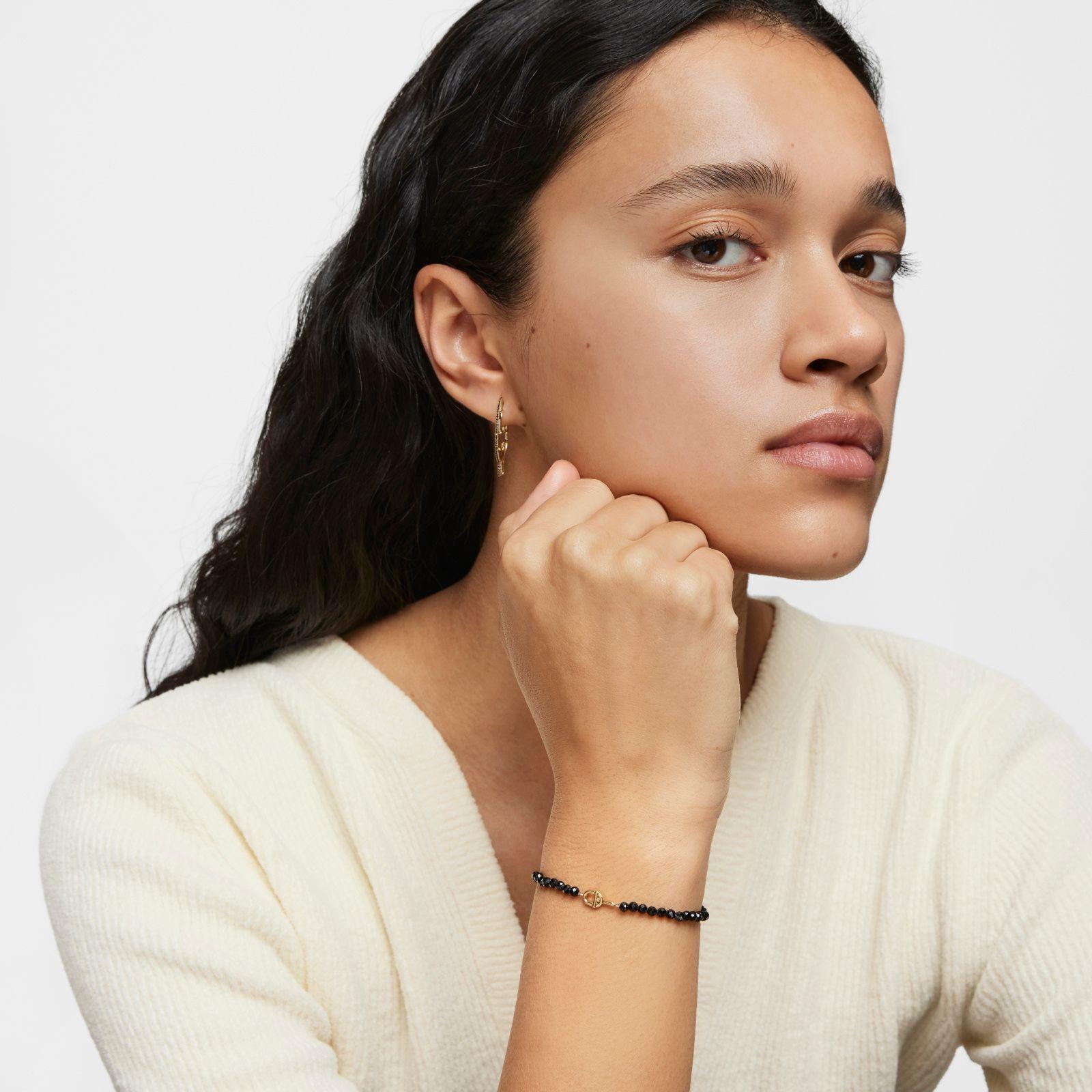 Pulsera elástica de oro y espinelas TOUS MANIFESTO-1