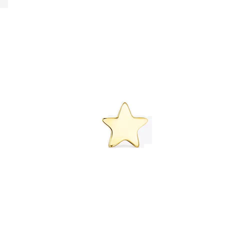 Piercing de oreja estrella de oro Basics Tous-0