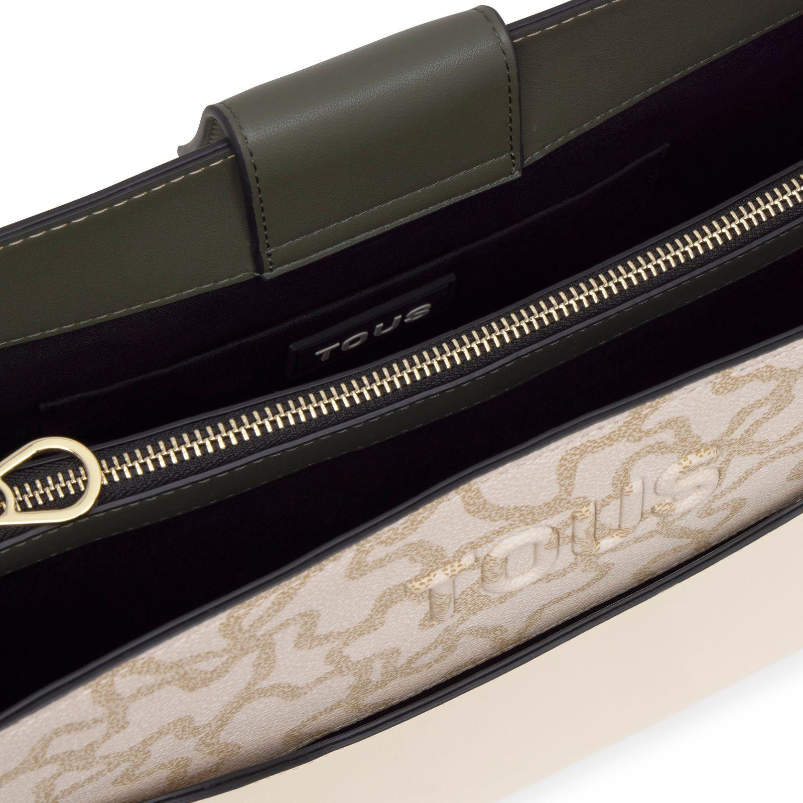 Shopper mediano marfil Kaos Icon-2