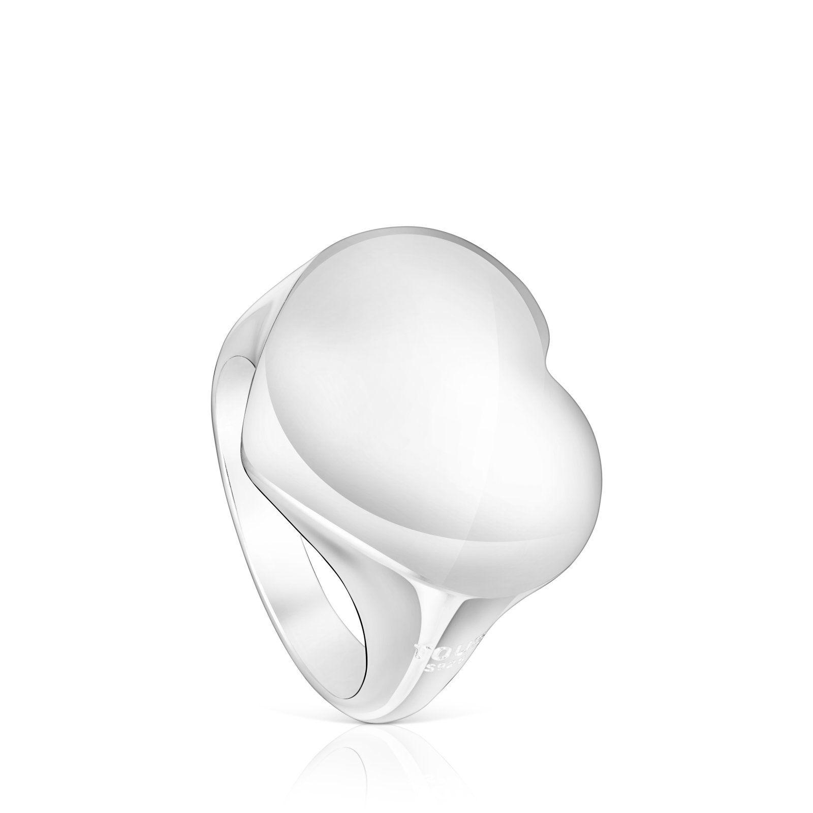 Anillo sello de plata corazón Bold Motif Tous-0
