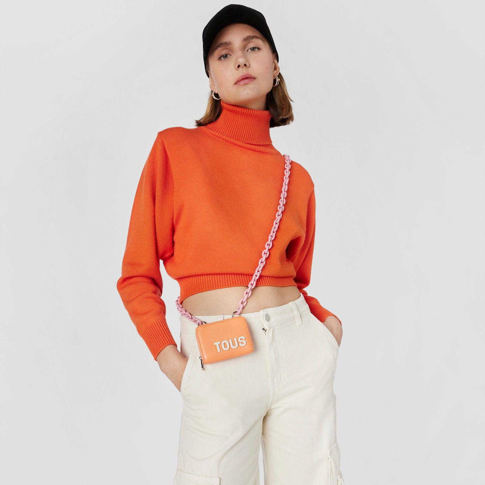 Monedero colgante naranja TOUS Carol-3