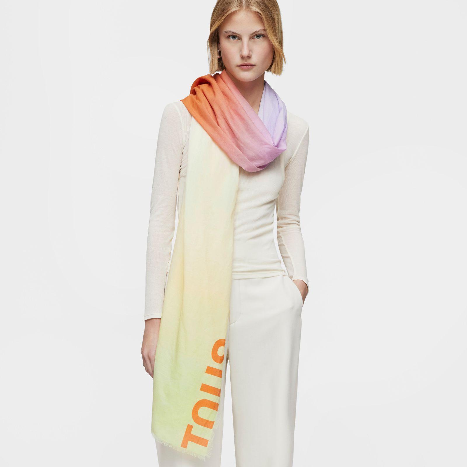 Foulard naranja TOUS Ombré-3