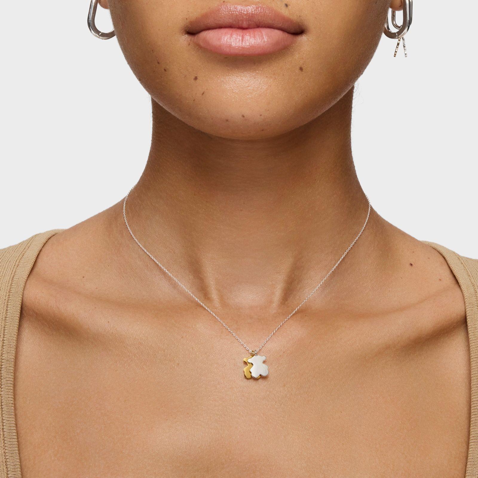 Collar corto bicolor con motivos Sweet Dolls-5