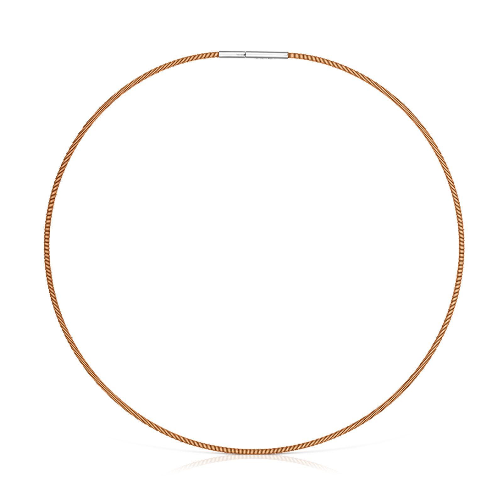 Collar de acero IP naranja 2 mm Mesh Tube-0