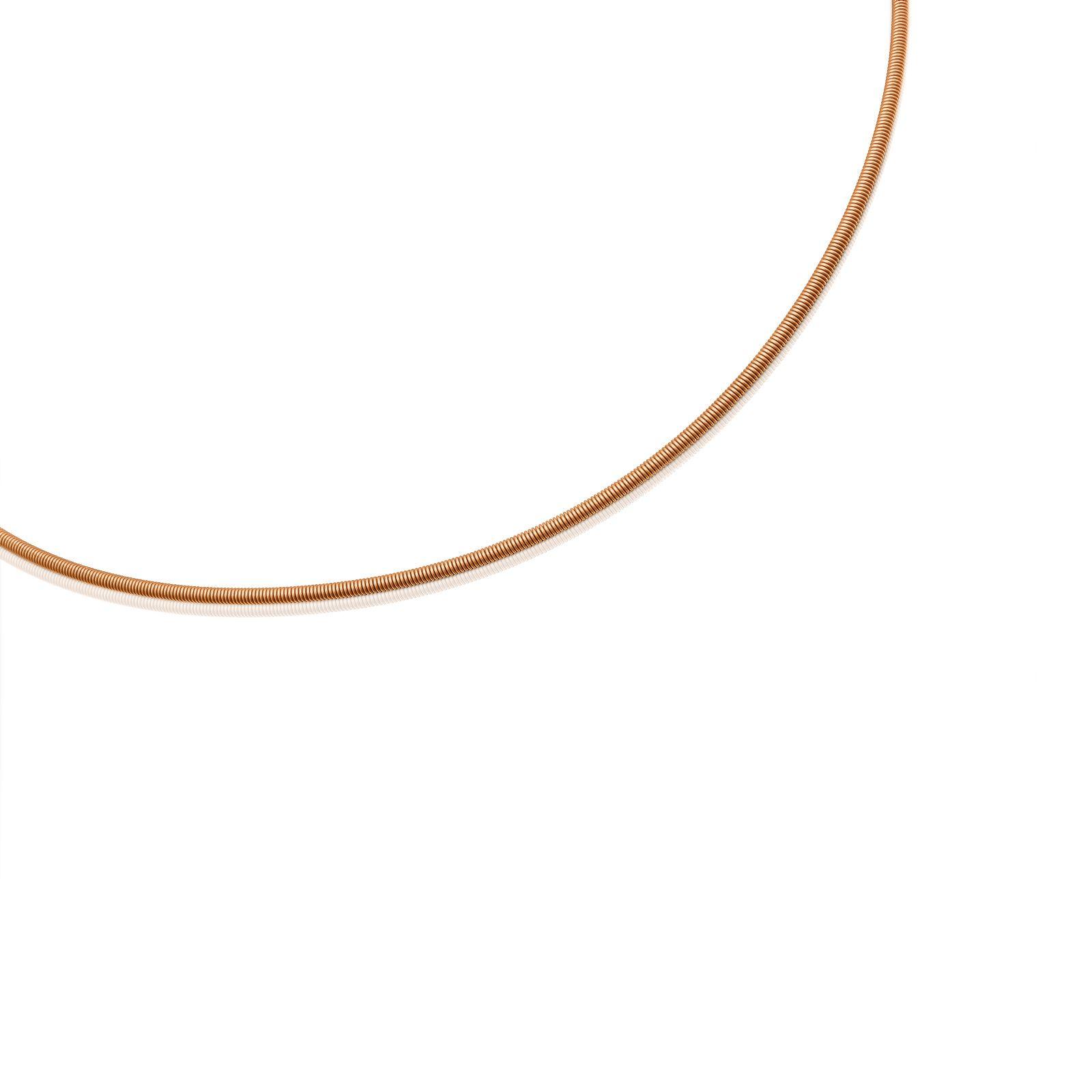 Collar de acero IP naranja 2 mm Mesh Tube-1