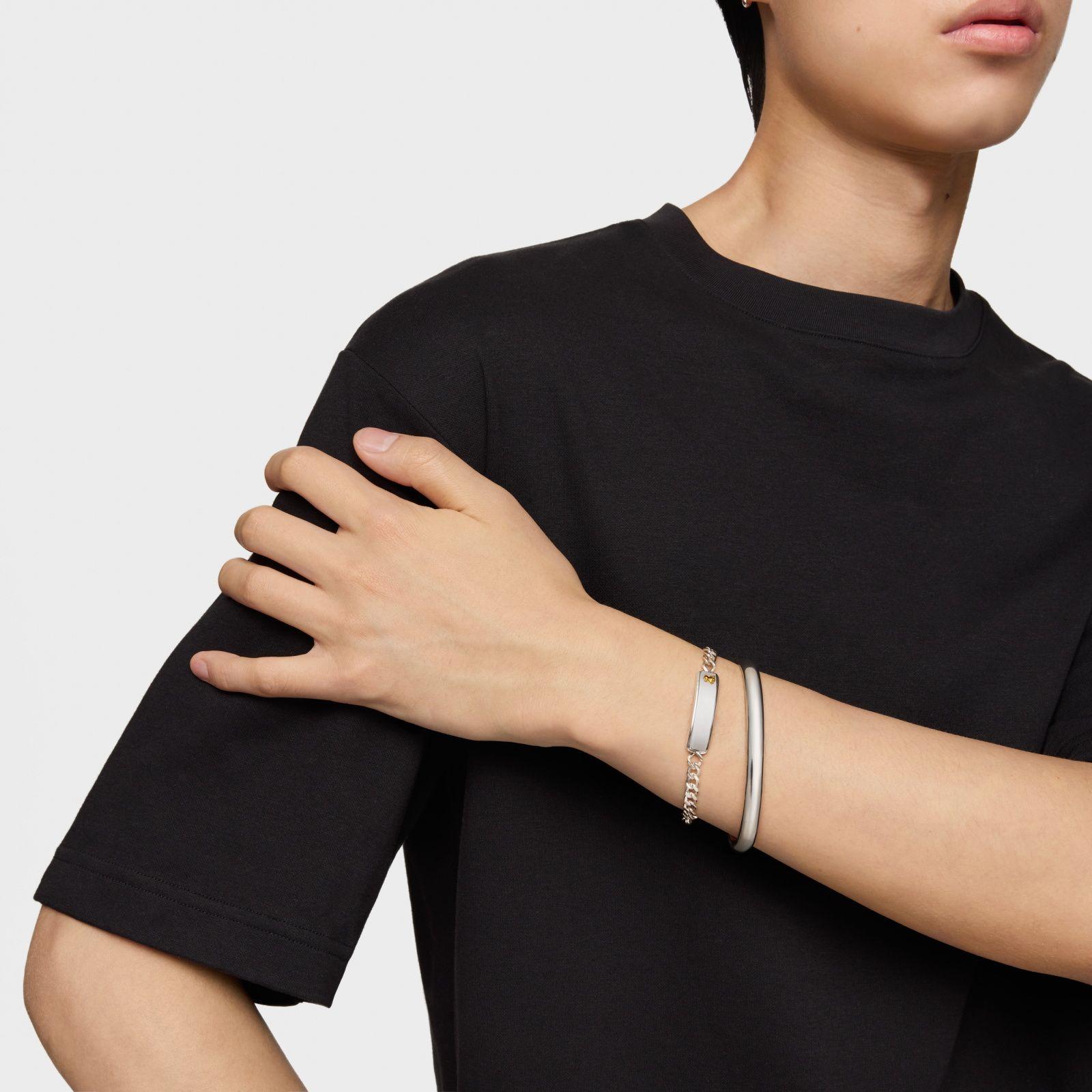 Pulsera cadena bicolor motivo oso TOUS Man-5