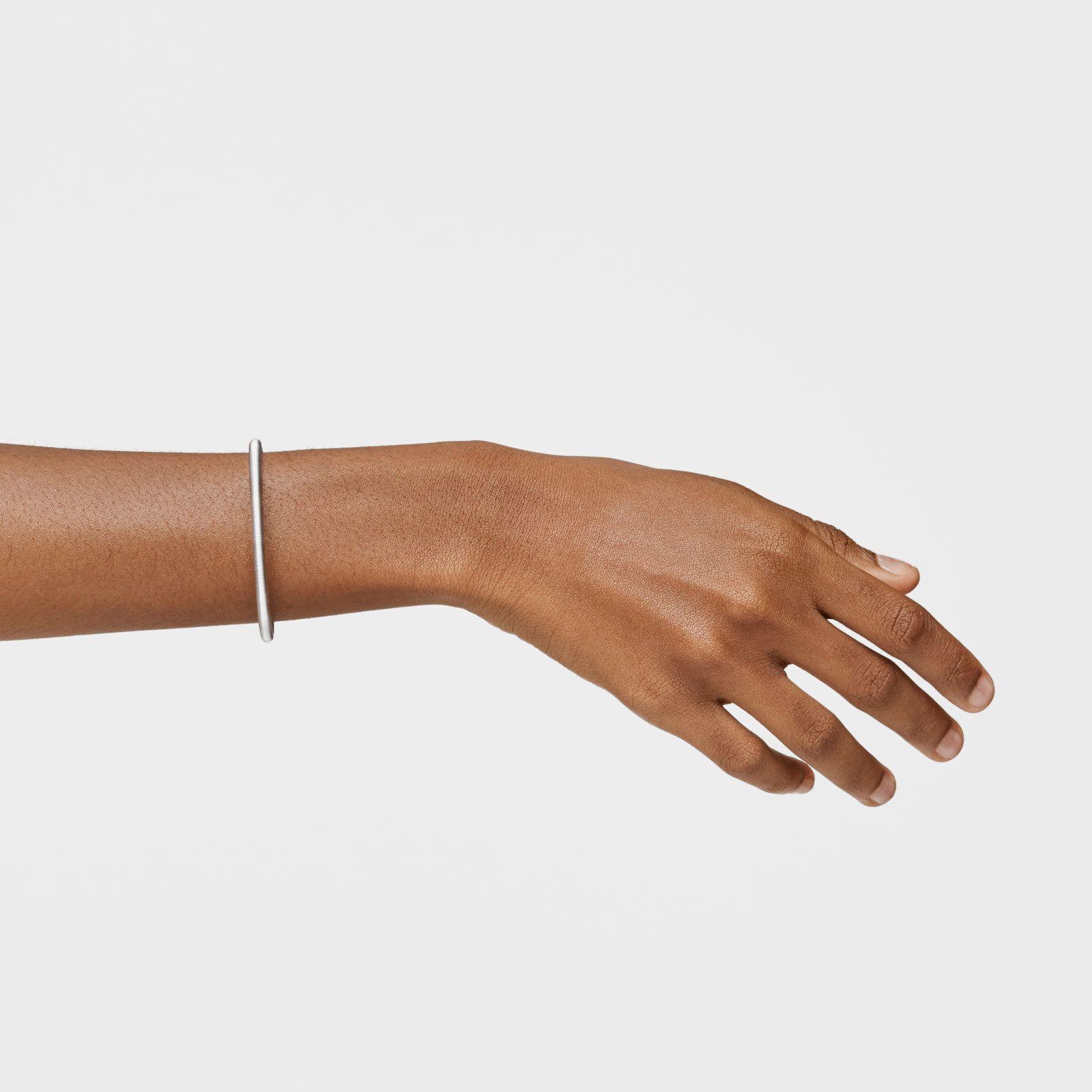 Pulsera de acero 17,5 cm Mesh Tube-5