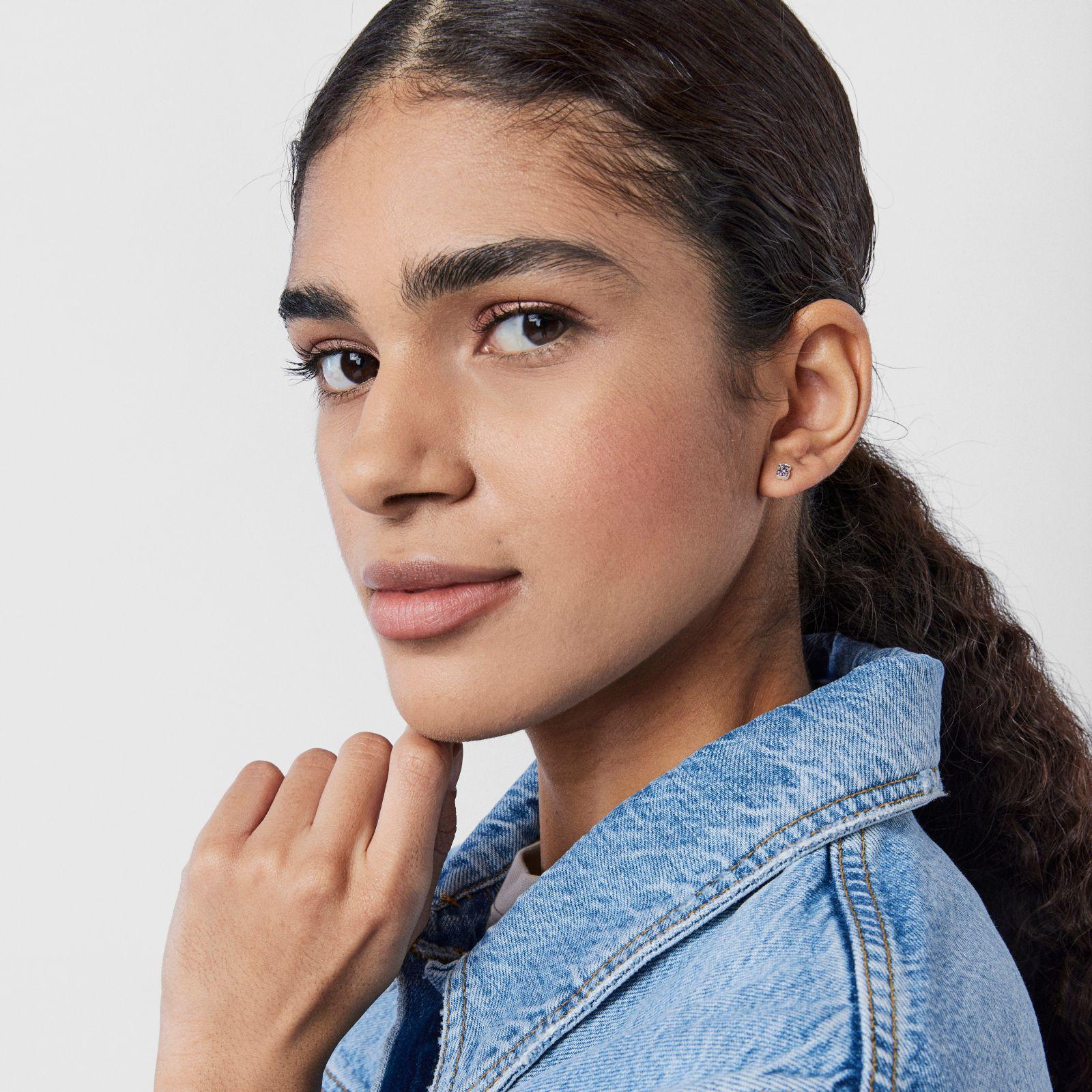 Aros de plata con oso de amatistas TOUS New Motif-5