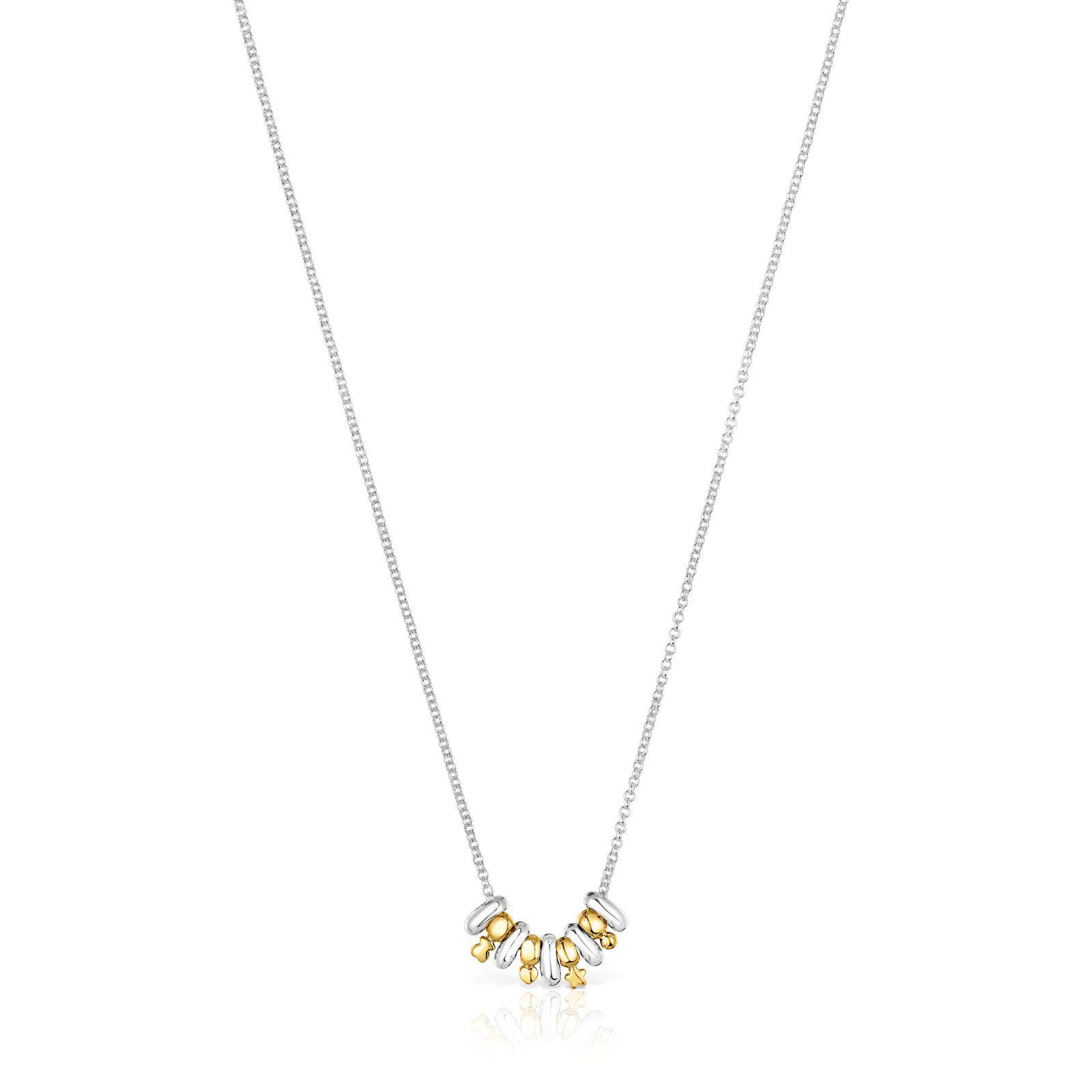Collar de plata y  vermeil con motivos Virtual Garden Tous-1