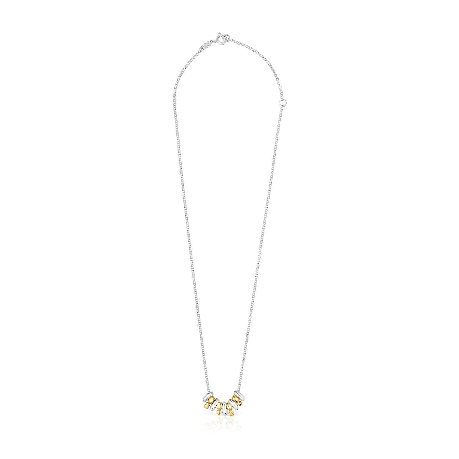 Collar de plata y  vermeil con motivos Virtual Garden Tous-2