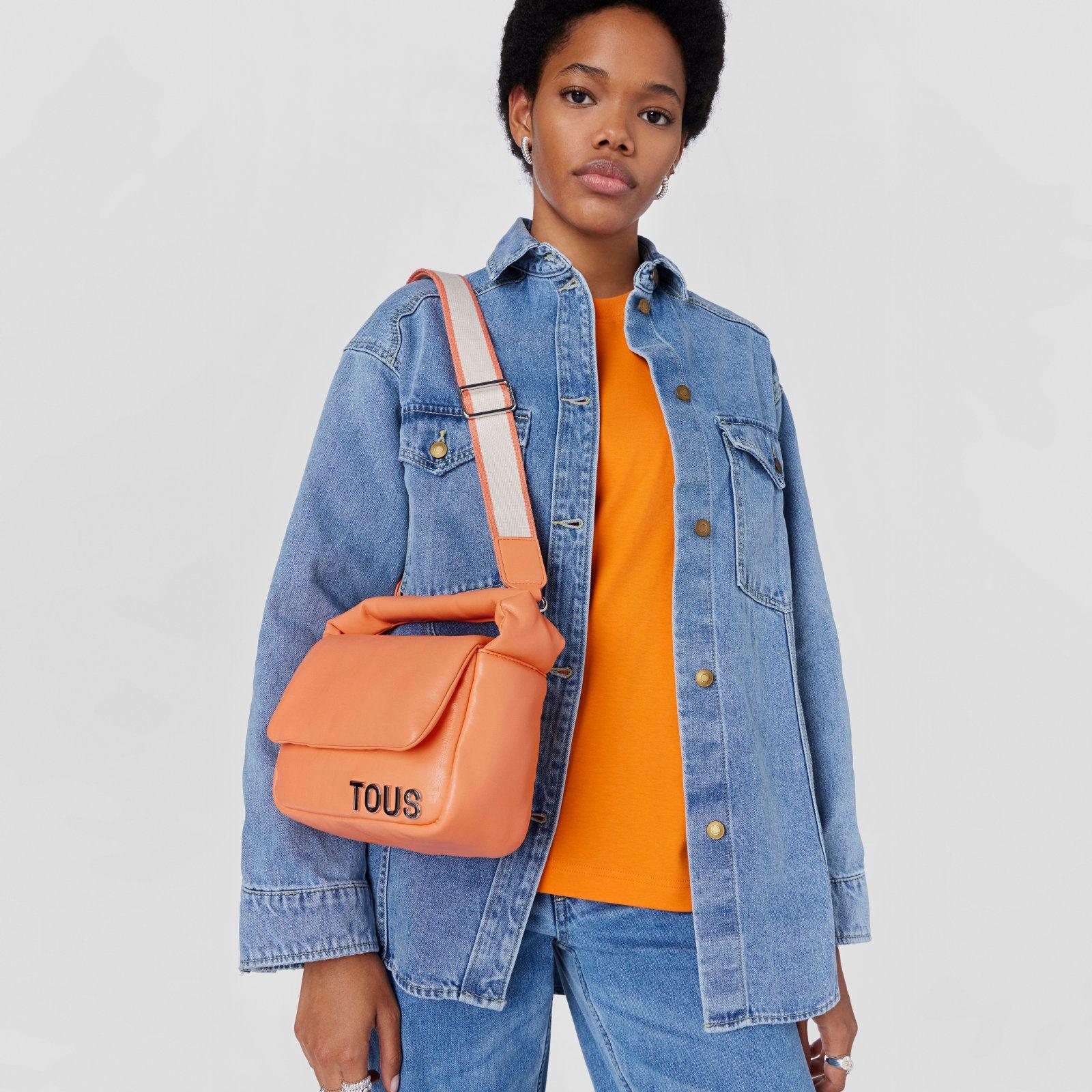 Bandolera pequeña naranja TOUS Carol-3