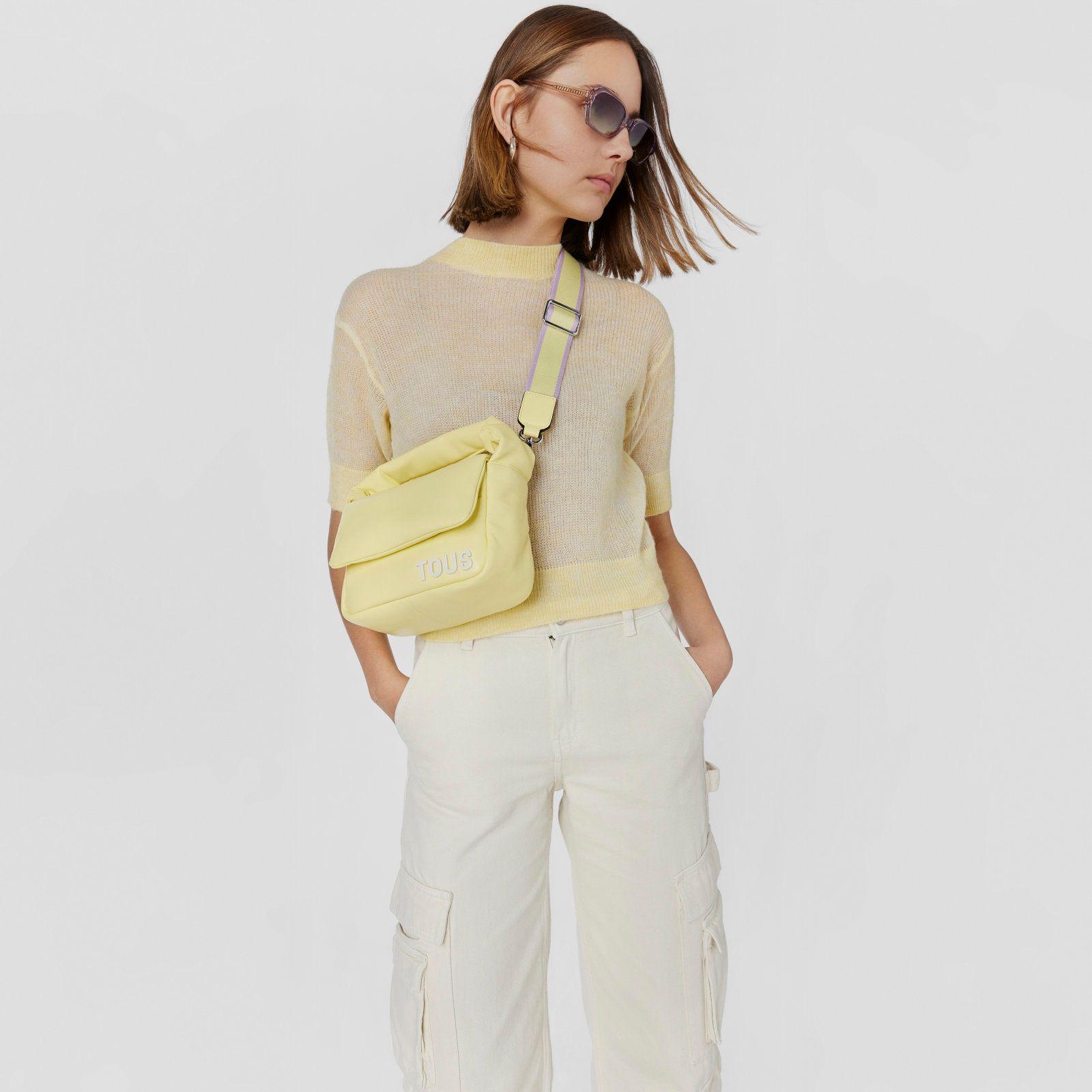 Bandolera pequeña amarilla TOUS Carol-6