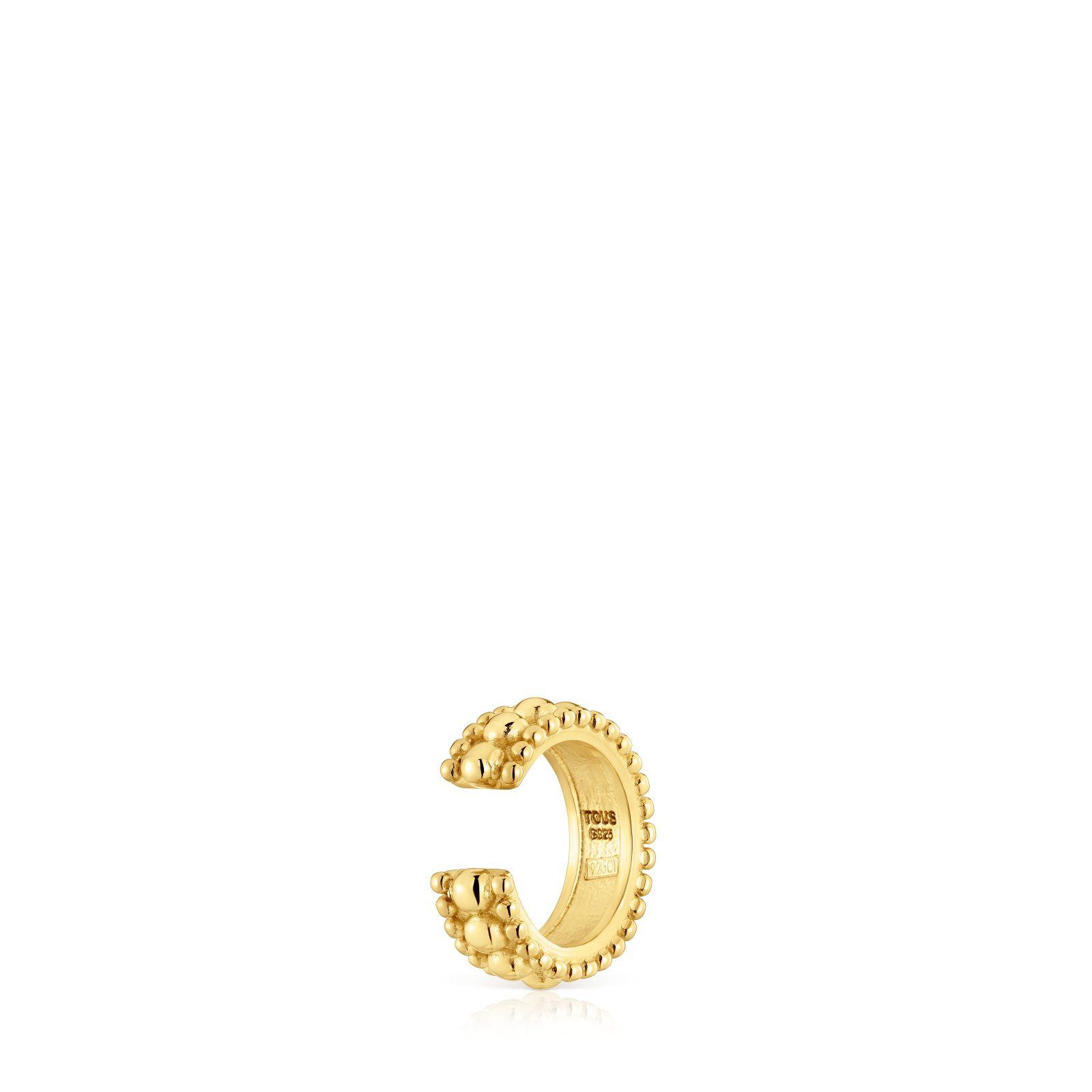 Earcuff triple con baño de oro de 18 kt sobre plata Gloss-2