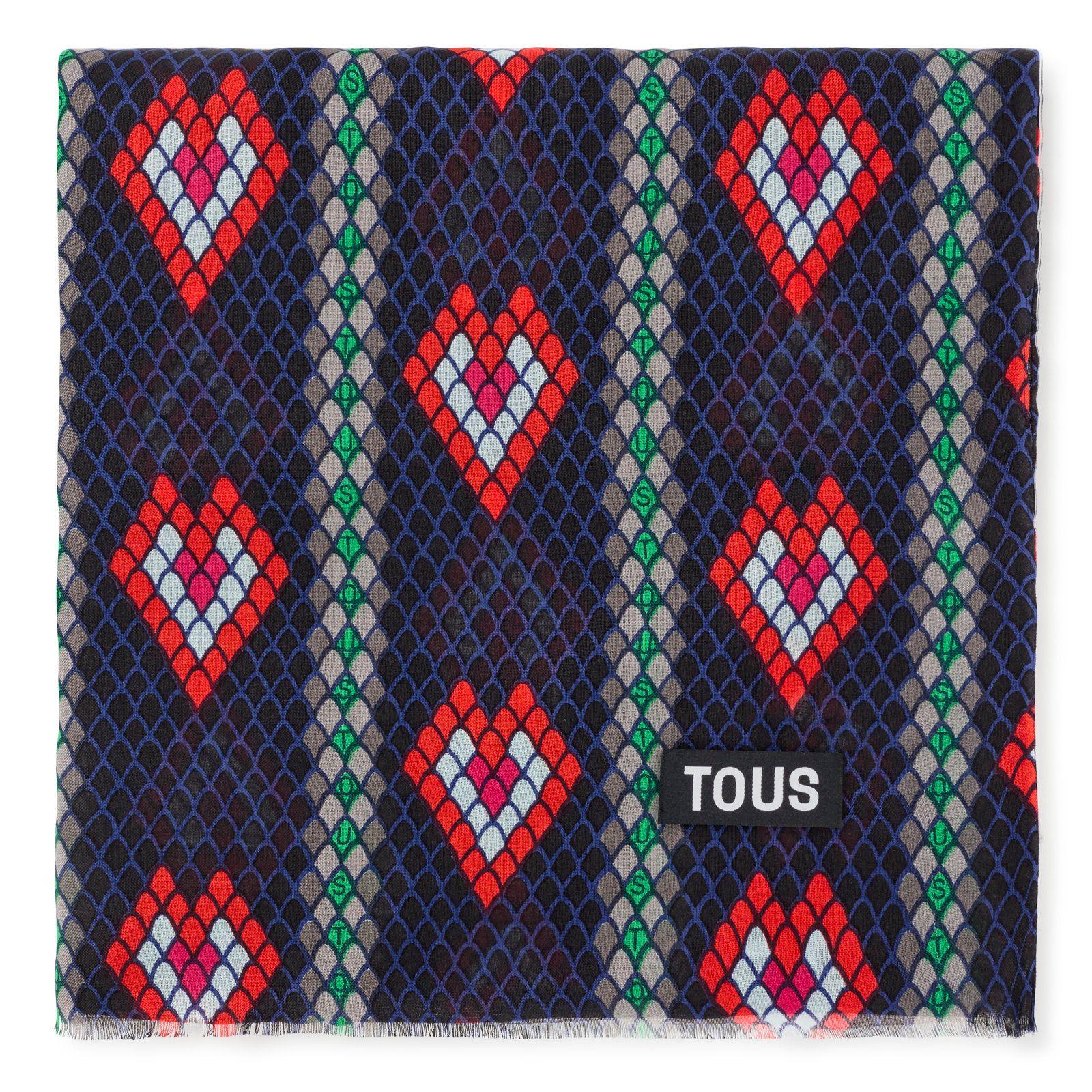 Foulard de modal negro TOUS Lamba-0