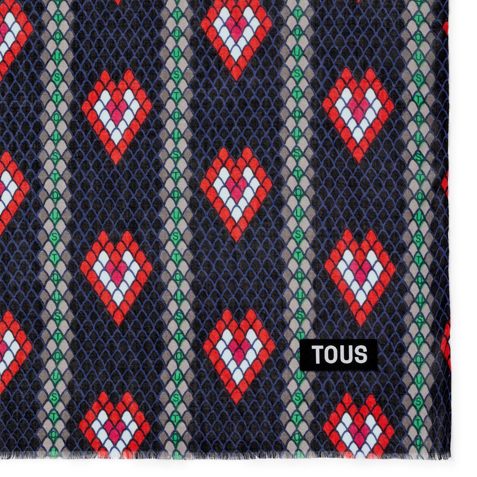 Foulard de modal negro TOUS Lamba-1