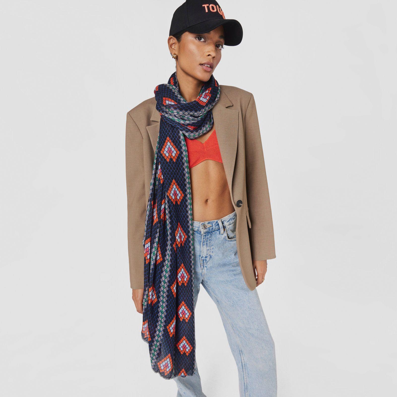 Foulard de modal negro TOUS Lamba-3