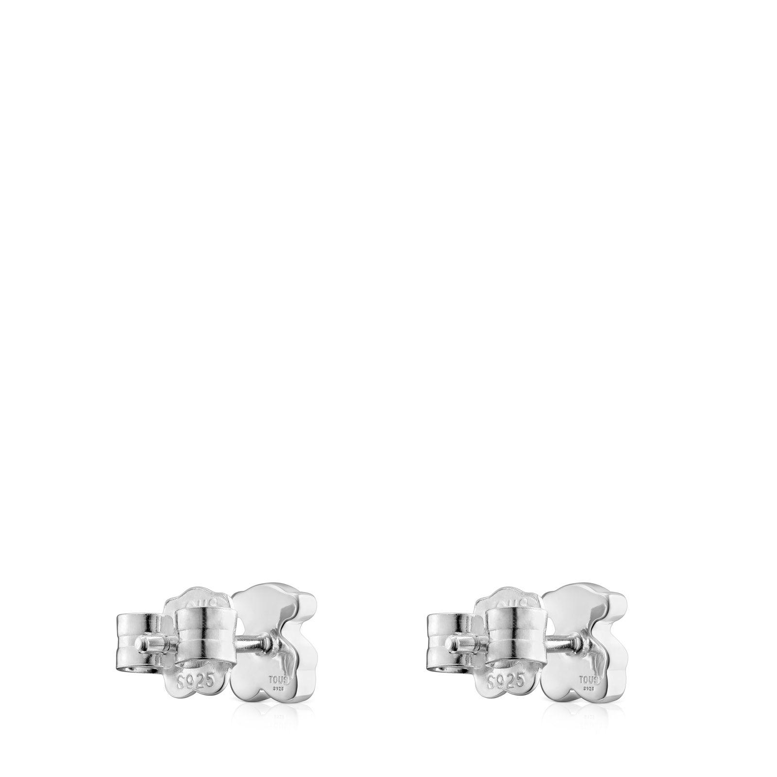 Pendientes oso de plata 6 mm Sweet Dolls-1