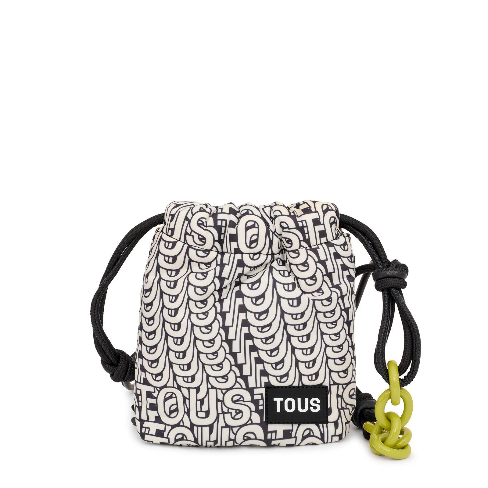 Mini bolso blanco y negro TOUS Cloud Soft-0