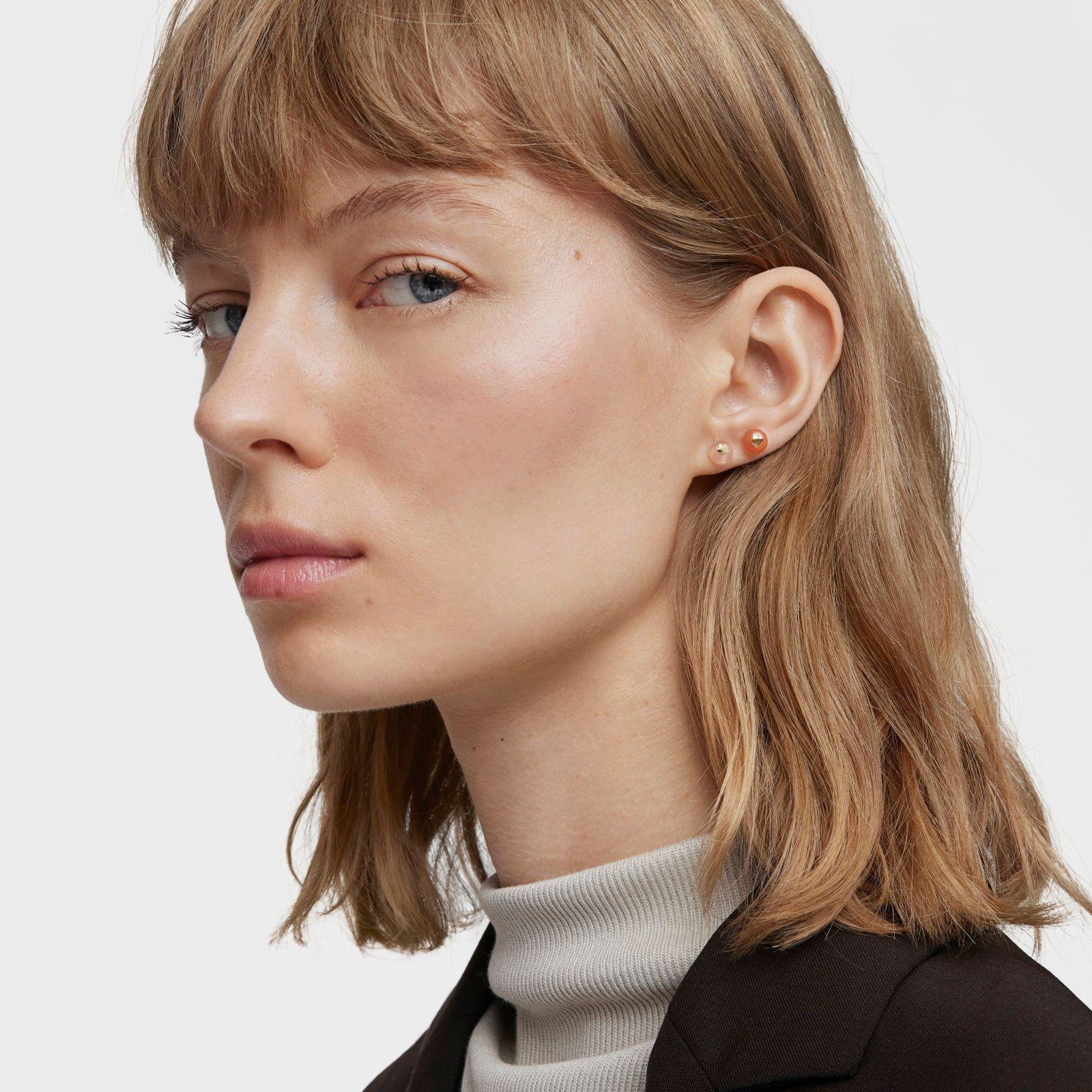 Pendiente suelto flor de oro y calcedonia TOUS Balloon-3