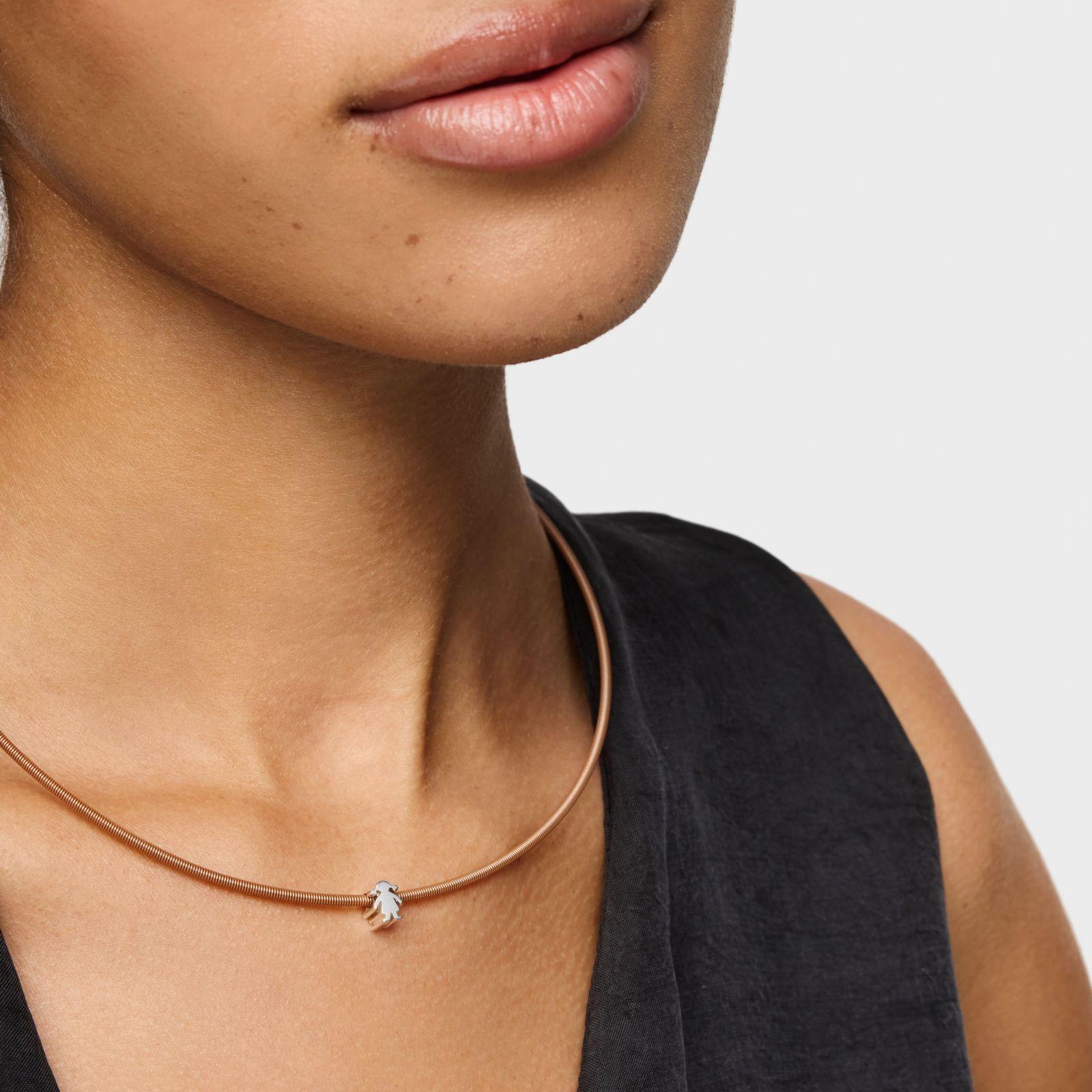Charm TOUS Basics de plata motivo niña 7 mm-6