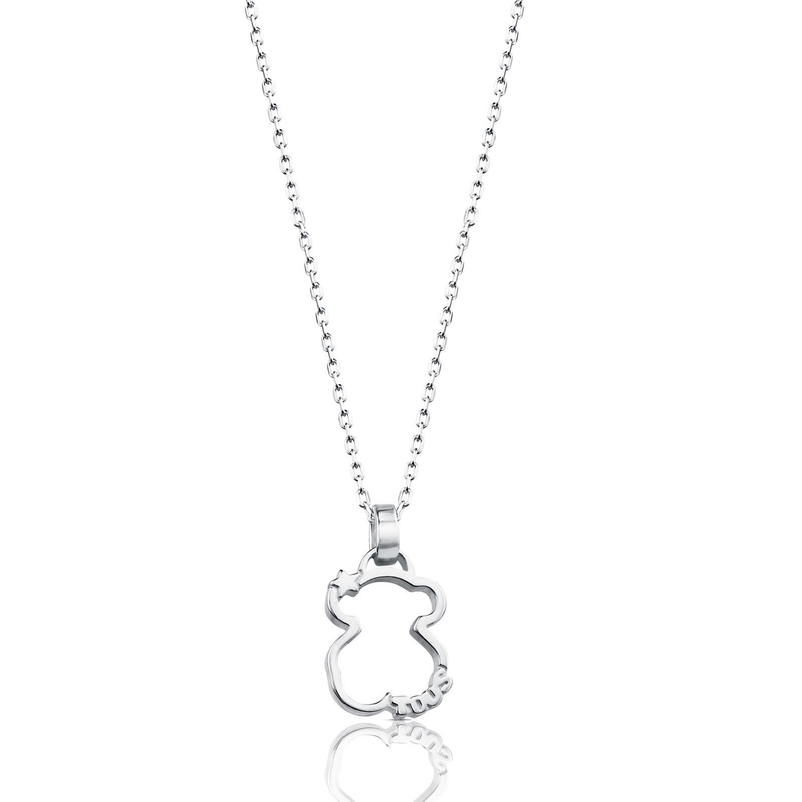 Collar Tous Silueta de Plata-0